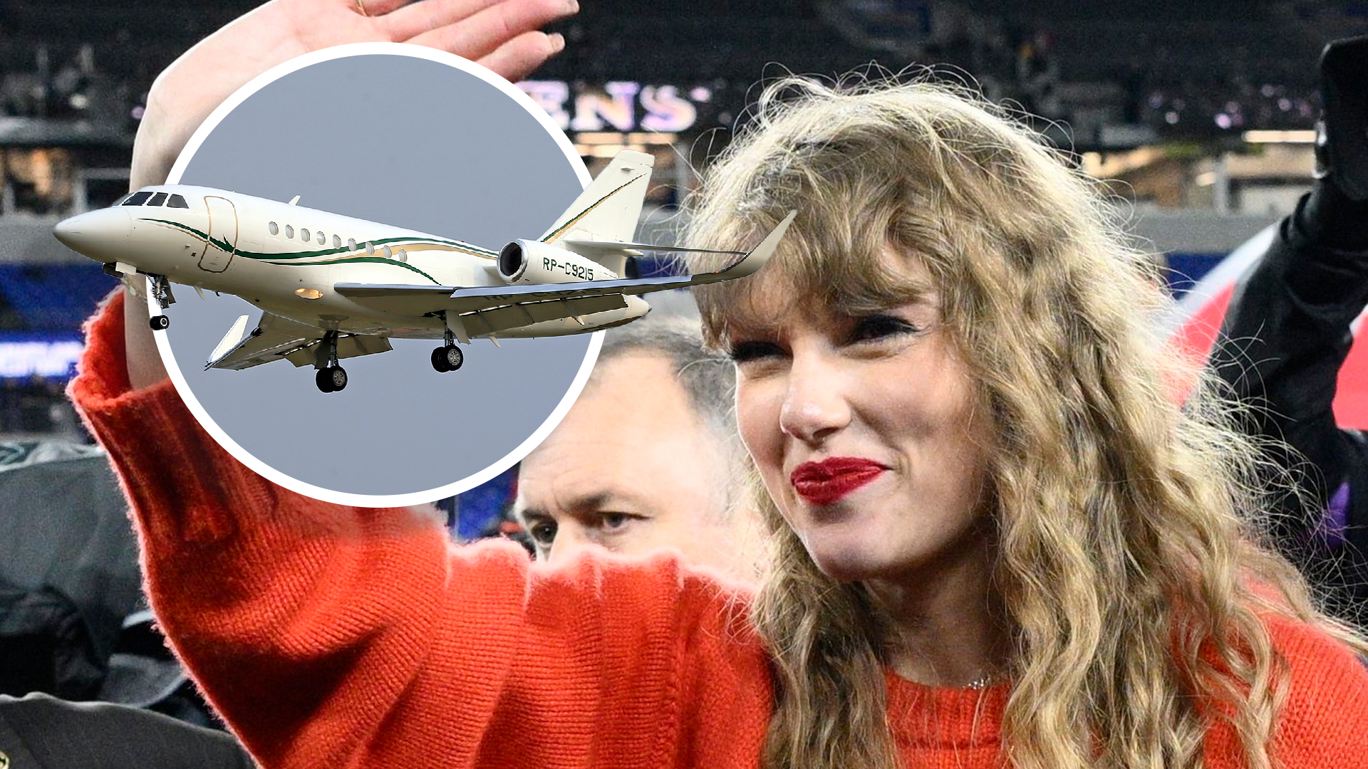 Taylor Swift has quietly sold one of her two Dassault Falcon private jets. Photo / Jeffry Surriano; AP