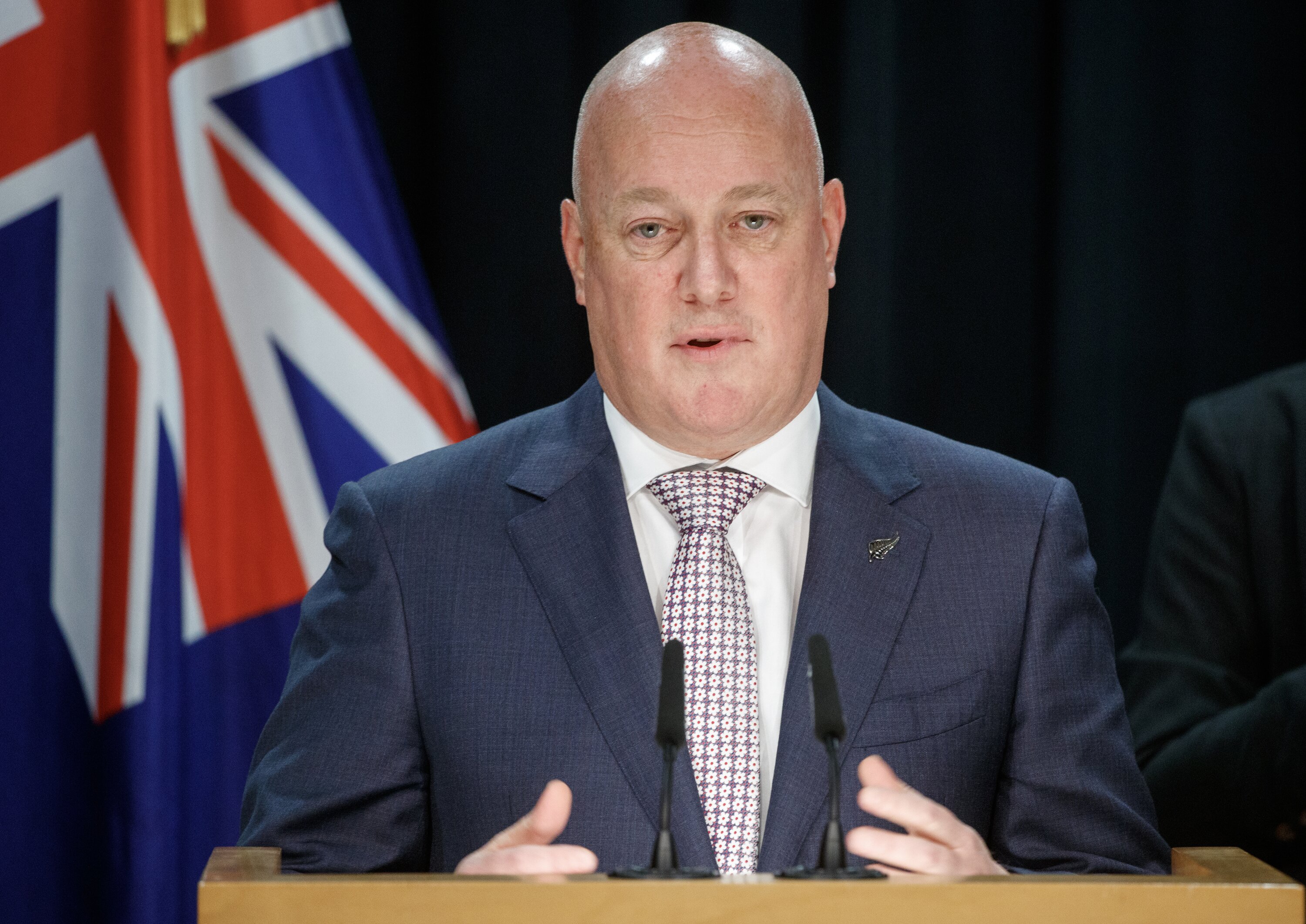 Prime Minister Christopher Luxon has seen his polling as preferred Prime Minister drop to 25% in the latest 1News Verian poll. Photo / Mark Mitchell