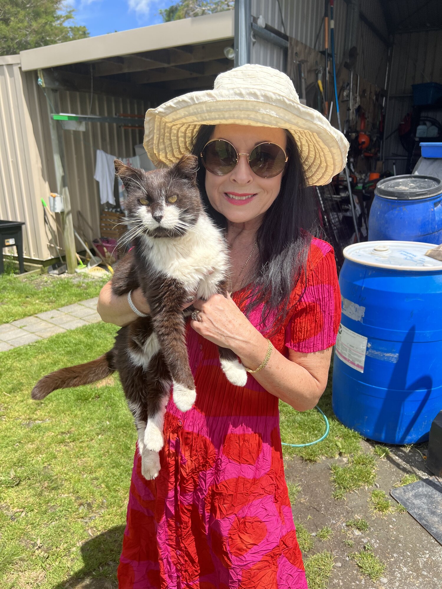 Anne Batley-Burton, founder of the New Zealand Cat Foundation, runs a cat sanctuary in Huapai.