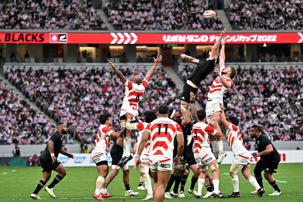 The All Blacks and Japan last clashed in 2022. Photo / Photosport