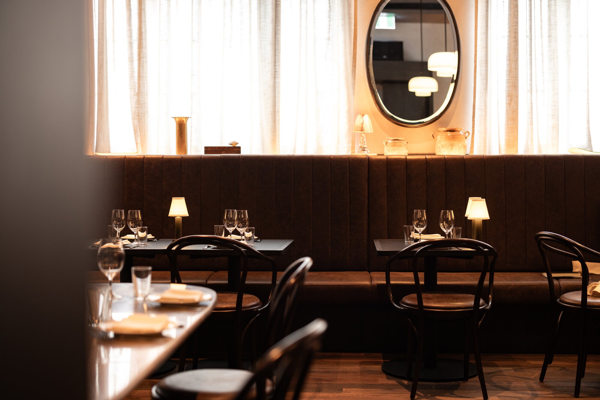 Grab a booth at Bistro Saine. Photo / Babiche Martens