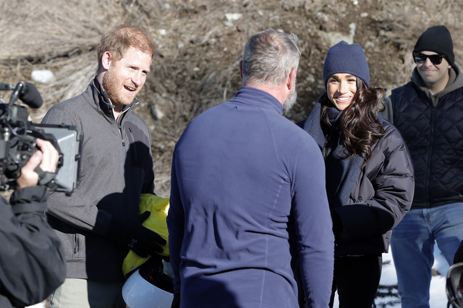 The Sussexes at an Invictus Games training camp in Whistler, Canada. Photo / Getty Images