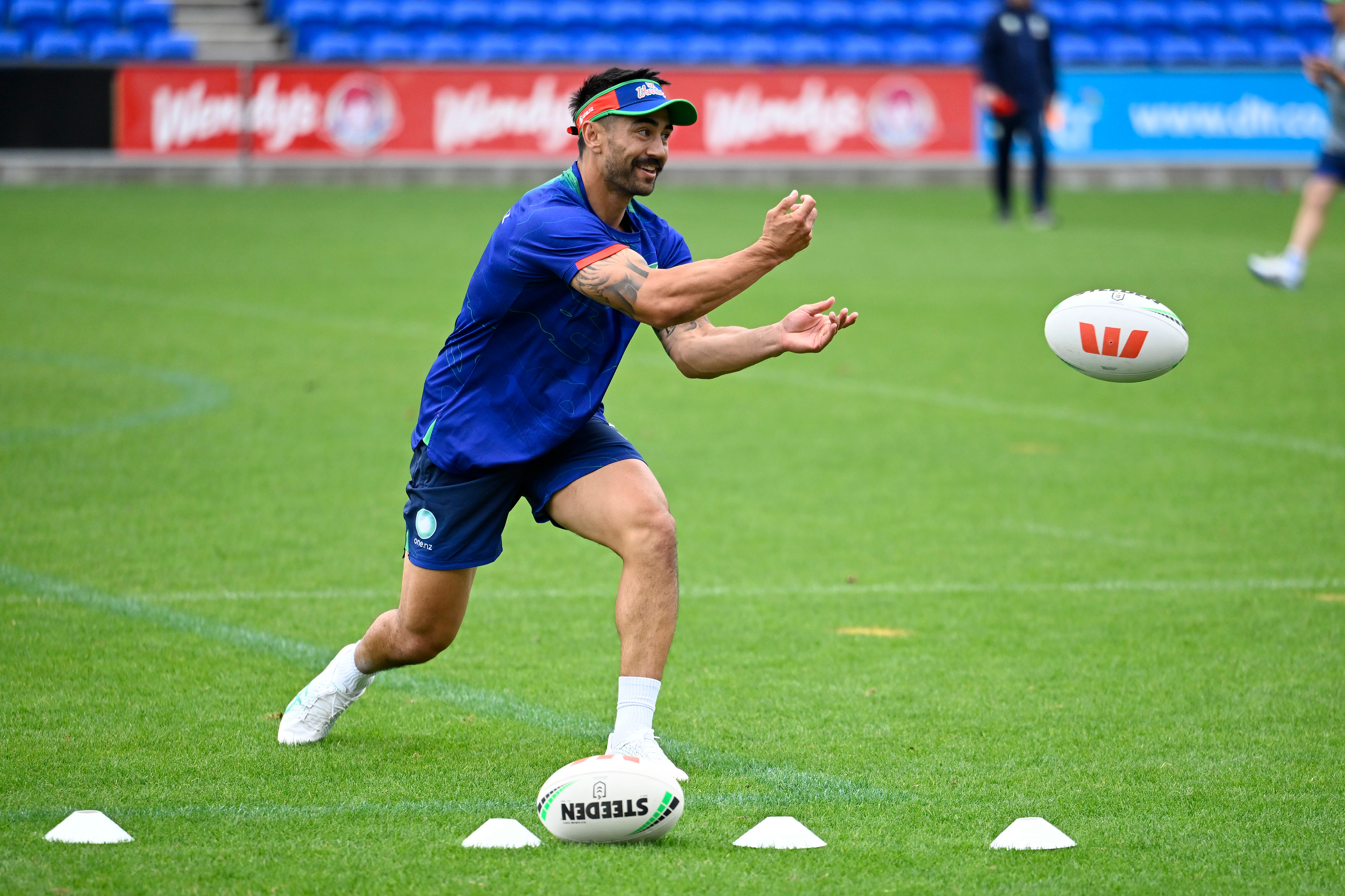 A serious injury to Shaun Johnson could be a major disruption for the Warriors. Photo / Photosport