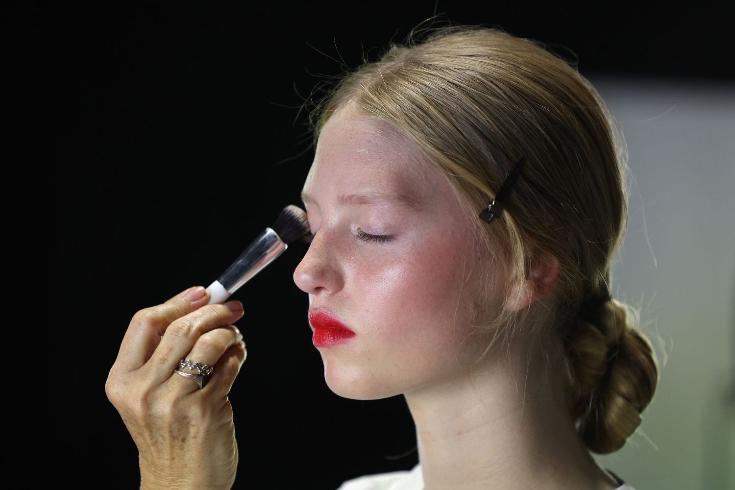 A coterie of products by Aleph Beauty were used to create the beauty look at Kate Sylvester. Photo / Getty Images