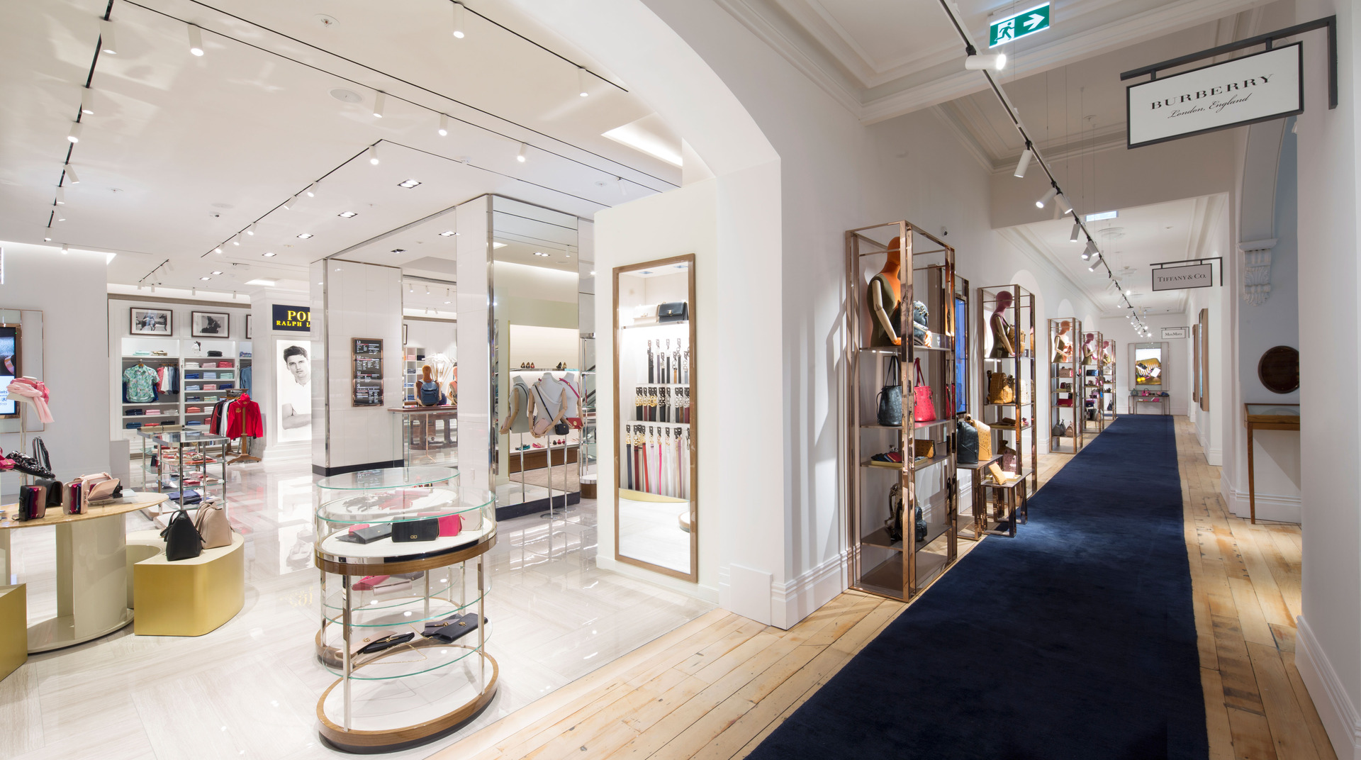 Inside DFS' Auckland department store, named T Galleria.