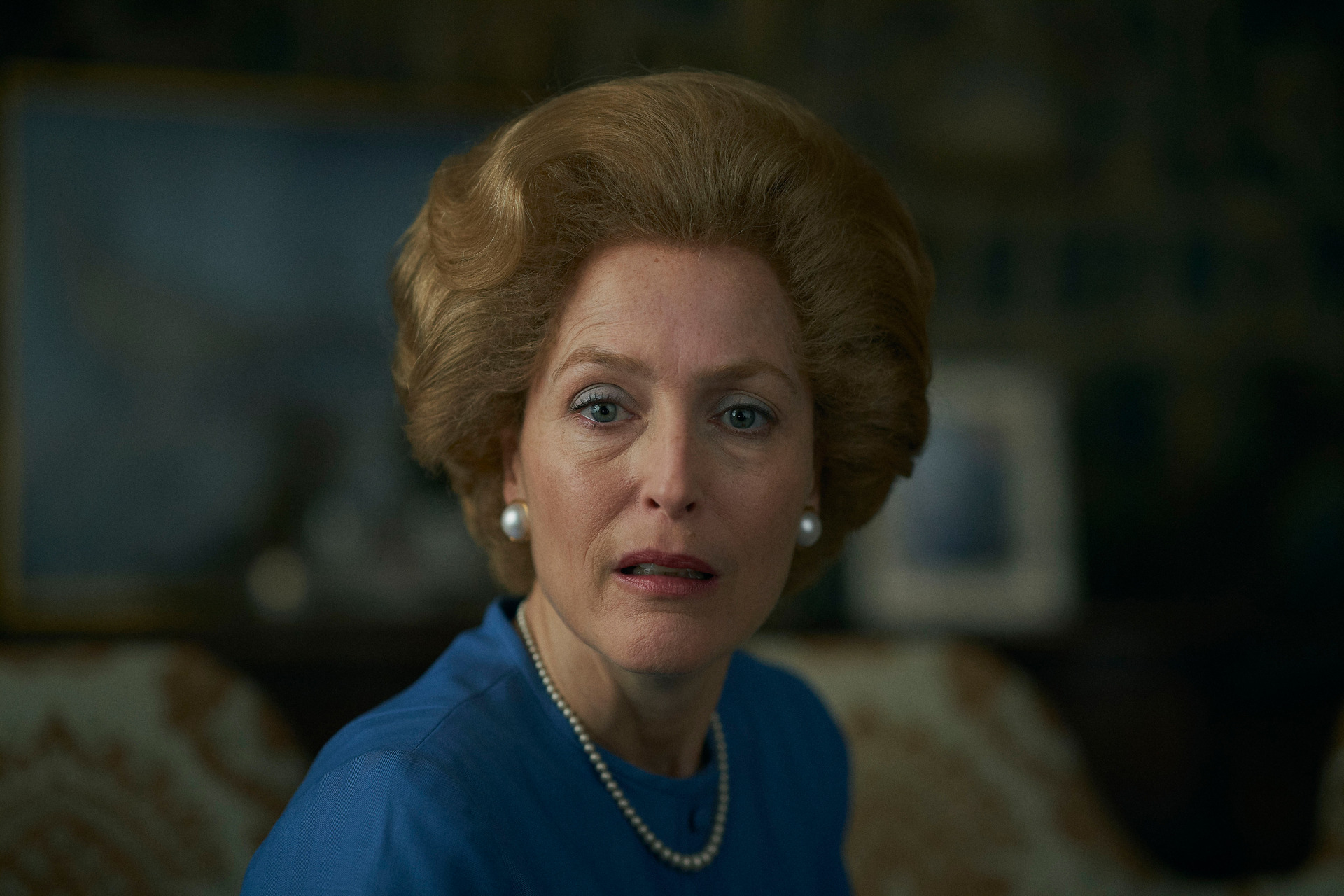 Gillian Anderson played Margaret Thatcher in the latest series of The Crown. Photo / Netflix