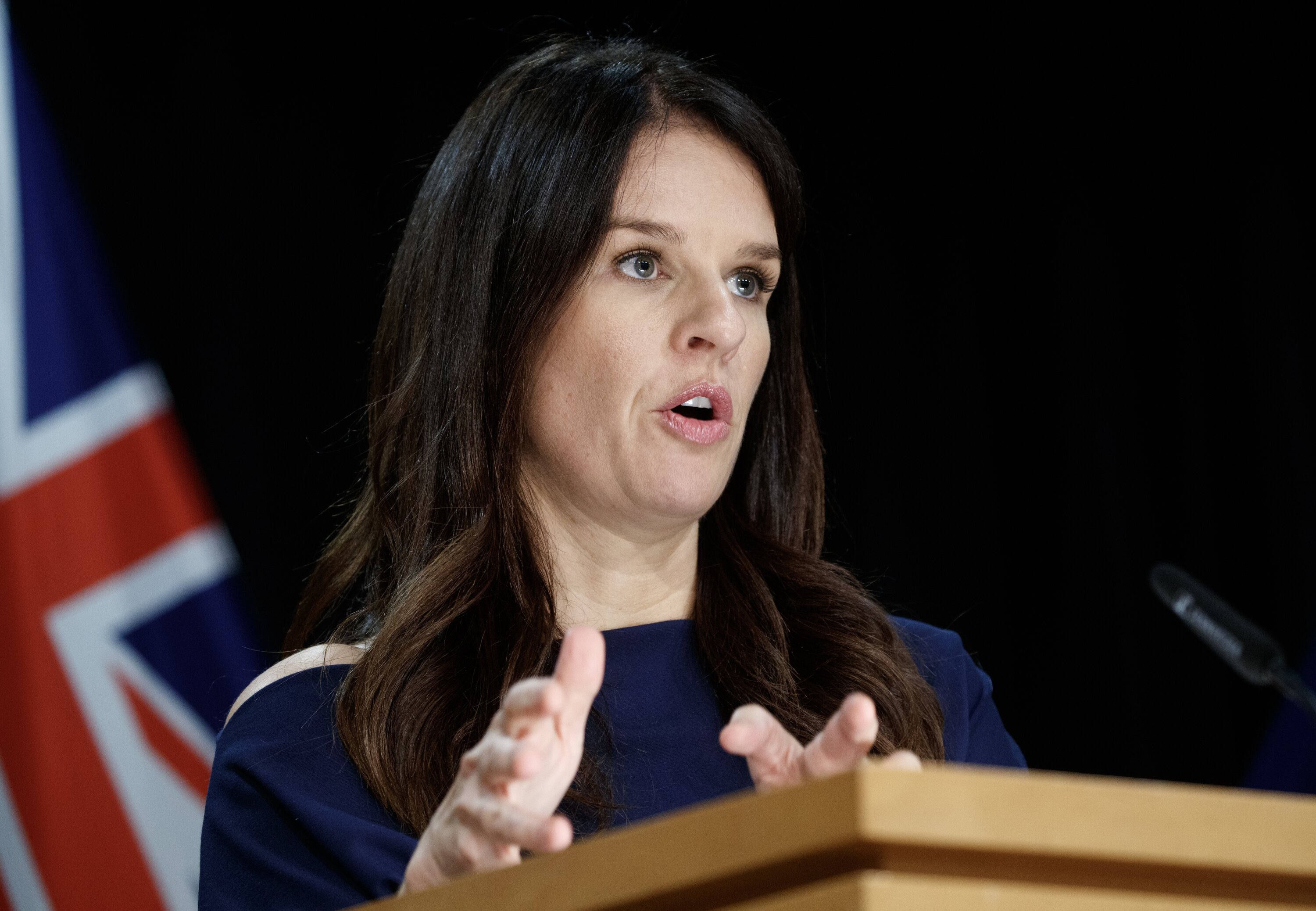 Education Minister Erica Stanford said the new funding will go towards improving results in reading and writing. Photo / Mark Mitchell  