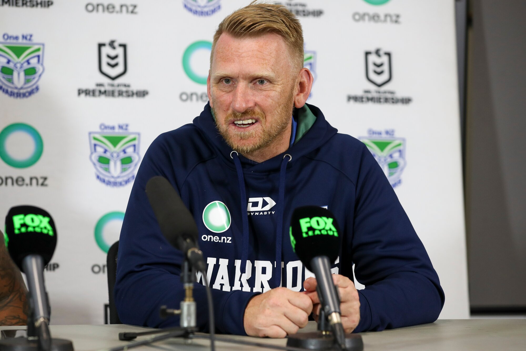Warriors coach Andrew Webster. Photo / Photosport