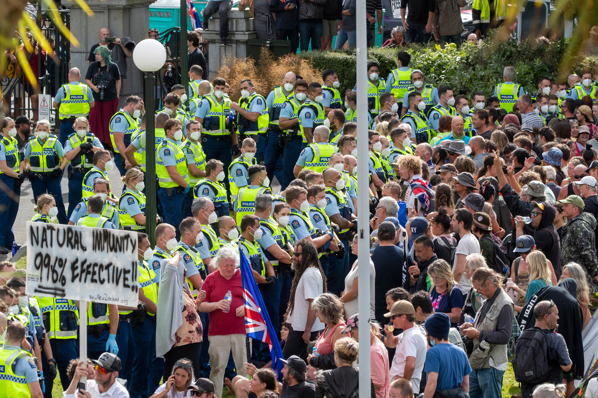 The Parliament occupation showed the anti-political sentiment in New Zealand. Photo / Mark Mitchell