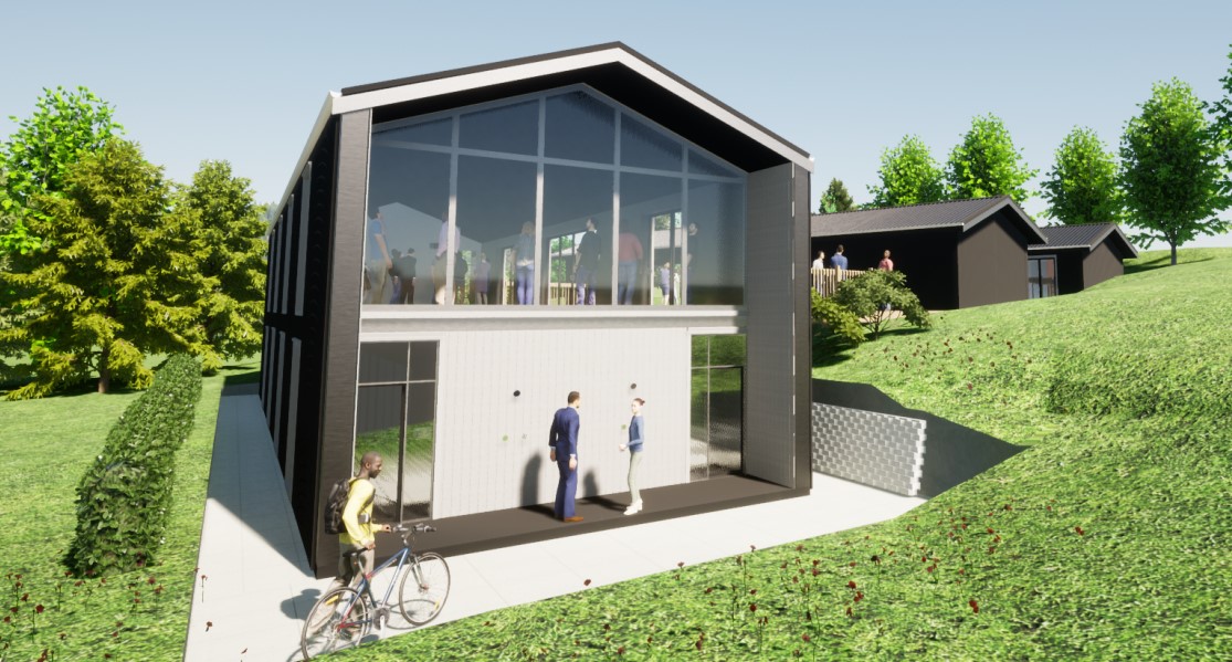 The upgraded Pātua Outdoor Education and Recreation outdoor education facilities. Image / Tohi Henry & Peter Ogle.