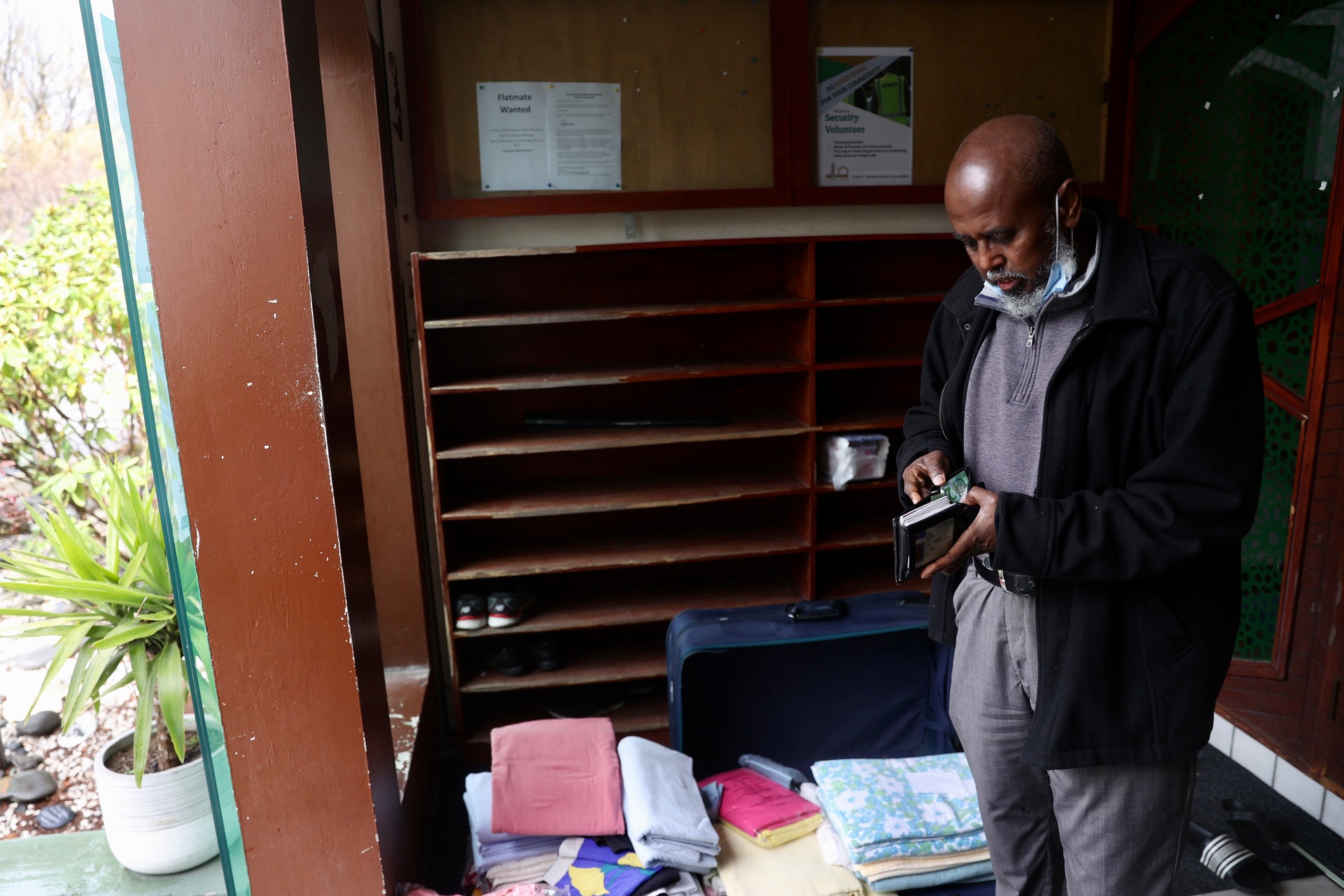 Mohammed Jama, who survived the March 15 mosque attacks, ran straight to the mosque, he said. Photo / George Heard