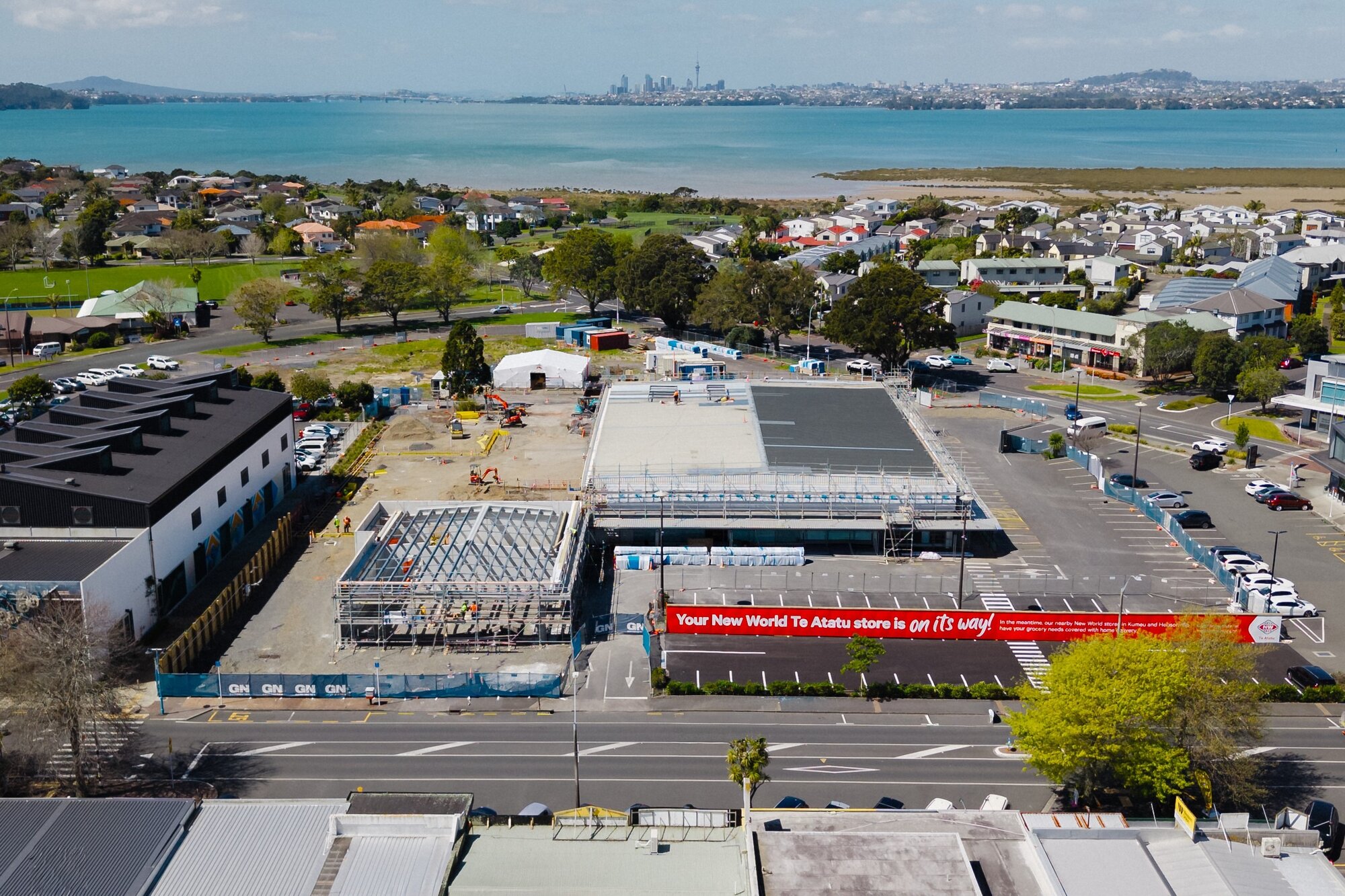  Under construction new supermarket - New World Te Atatū in November, 2025. Photo / Foodstuffs (North Island)