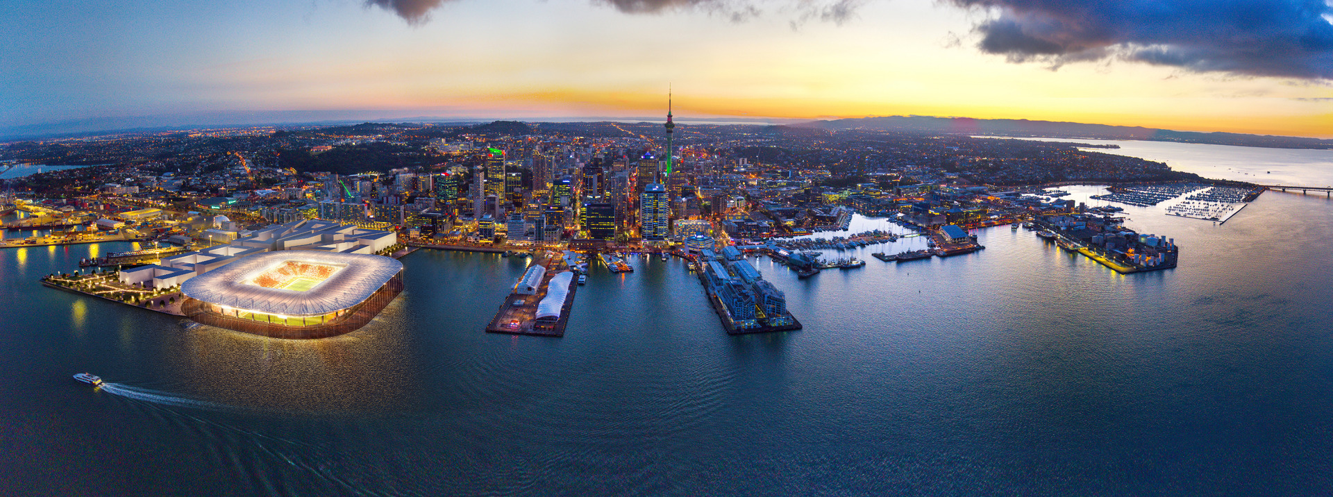 Innovative ideas, like a sunken stadium on the waterfront, don't always get traction if they come from outside the council and the firms it works with. Photo / Supplied