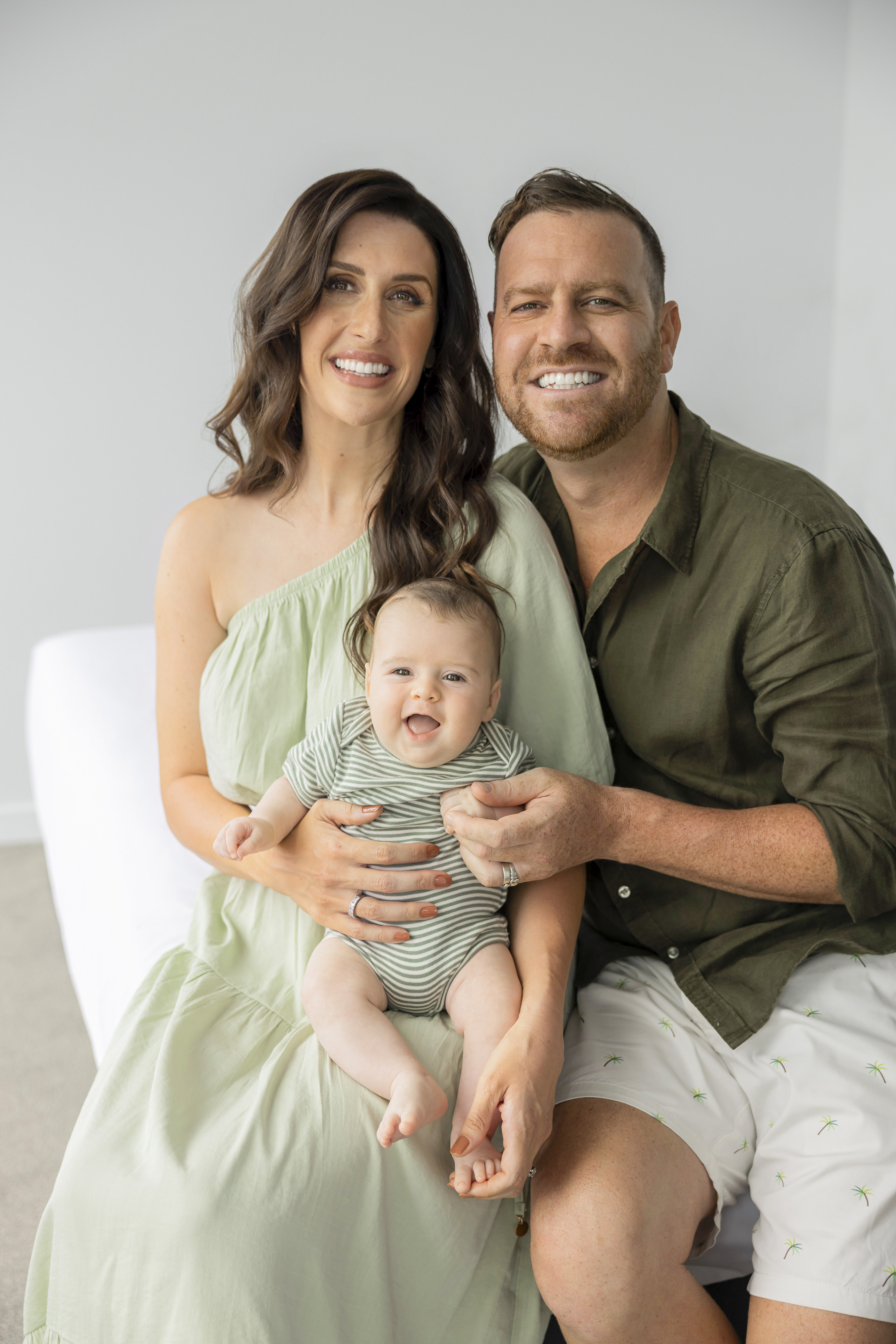 Baby Higgins came earlier than expected. Photo / Tom Hollow