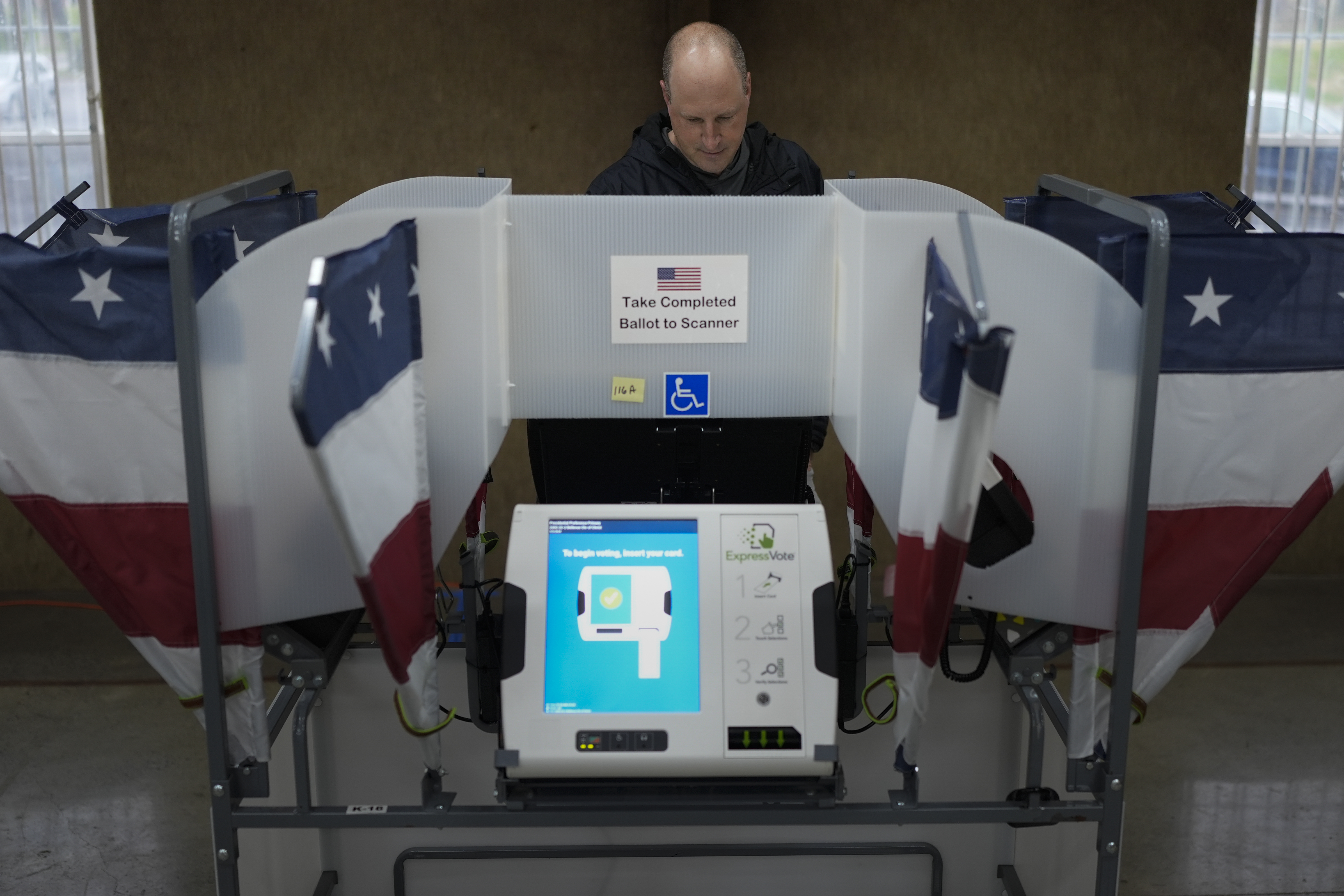 Super Tuesday elections are being held in 16 states and one territory. Photo / AP