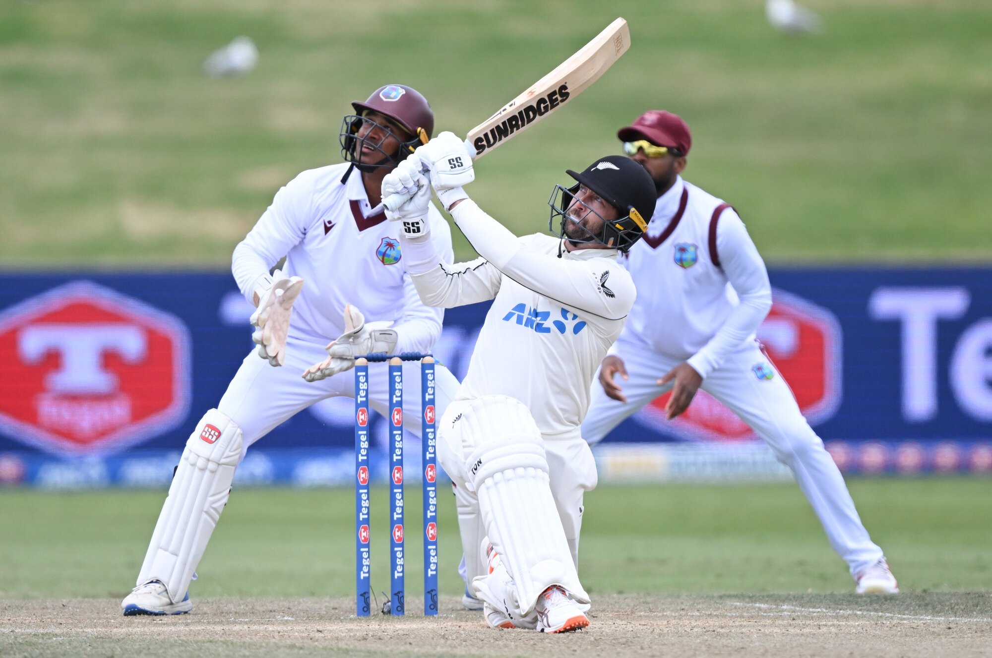 Devon Conway on Day 4 of the 3rd cricket test match between New Zealand and West Indies at Bay Oval in Mt Maunganui, New Zealand. Sunday 21 December 2025. © Photo: Andrew Cornaga / Photosport x