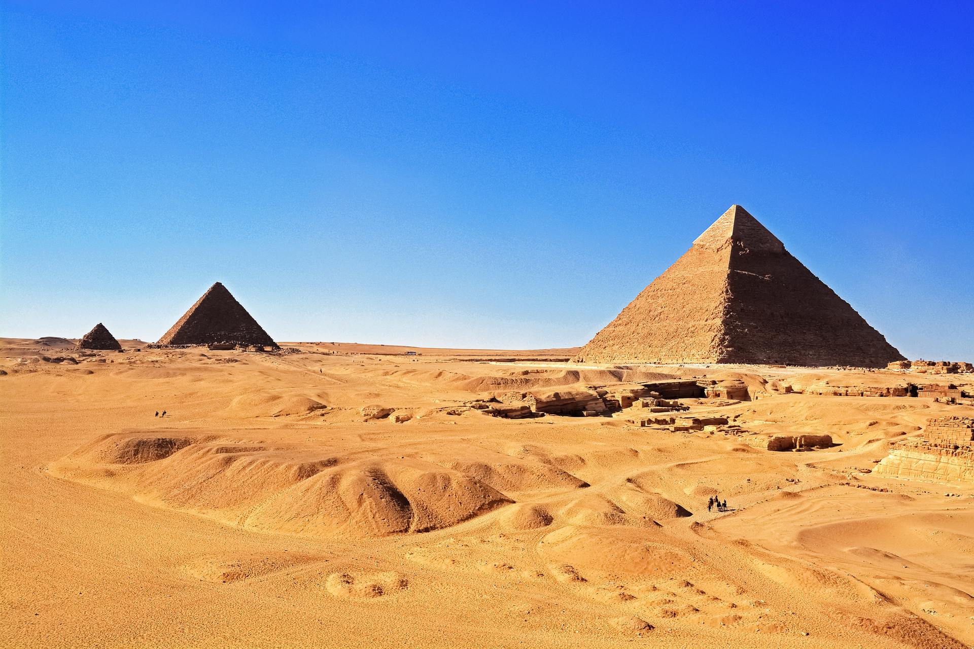 Check out the pyramids while cruising through Egypt. Photo / Unsplash