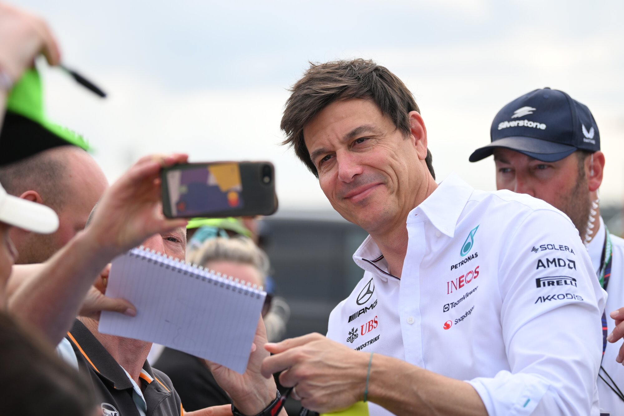 Toto Wolff: 'Maybe tomorrow we're inventing something else? I don't know, I've been on the Epstein files, God knows what.' Photo / Photosport