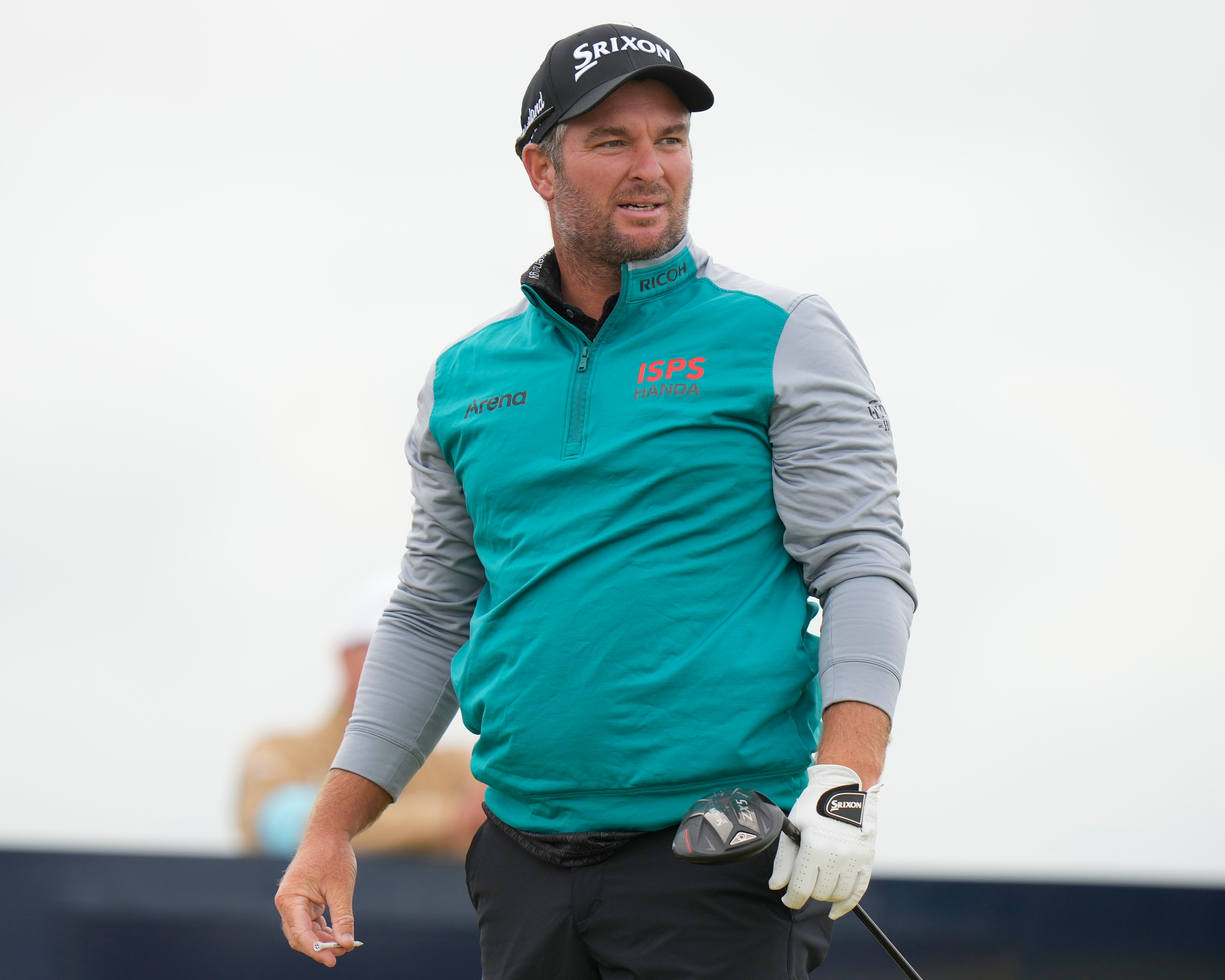 Ryan Fox on the 15th tee at Royal Troon Golf Club during the final round for The Open Championship in July. Photo / Photosport