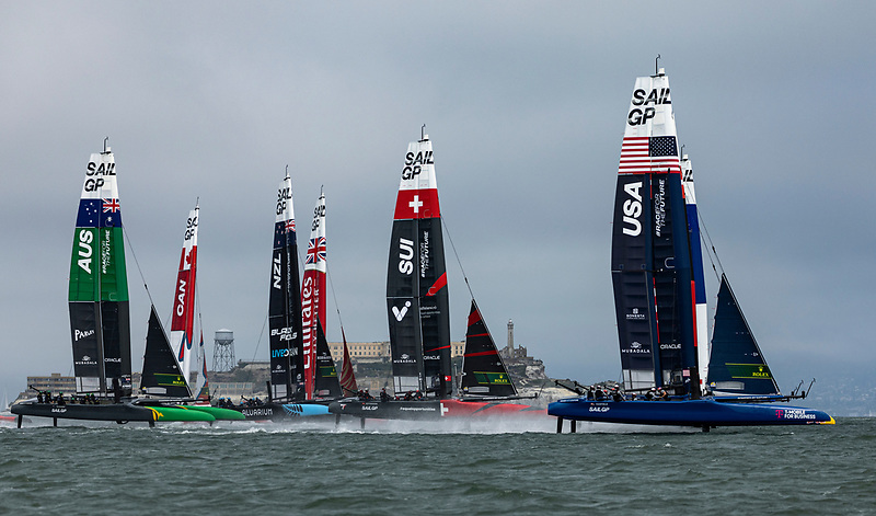 SailGP will welcome its first female driver to the line-up for season five. Photo / Jed Jacobsohn, SailGP