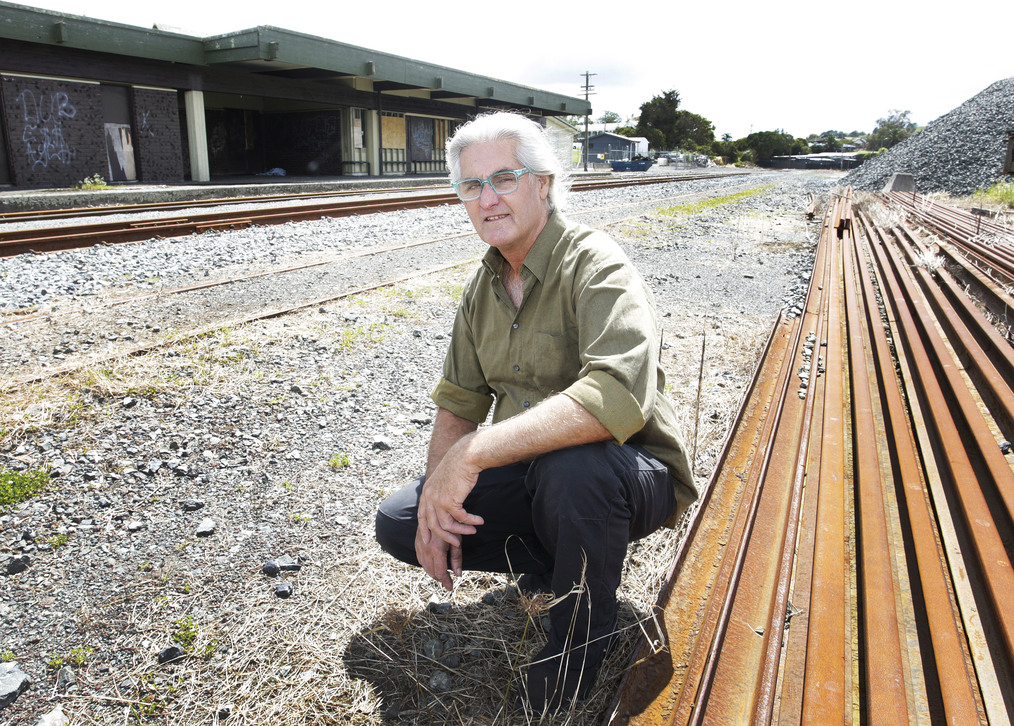 Save Our Rail Northland campaign coordinator Alan Preston. Photo / Tania Whyte