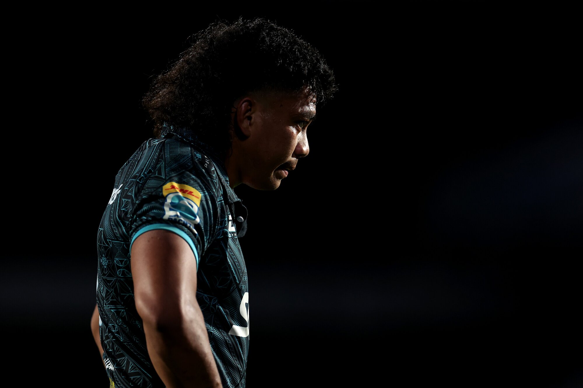 Miracle Faiʻilagi, of Maana Pasifika, leaves the field injured. Photo / Getty Images