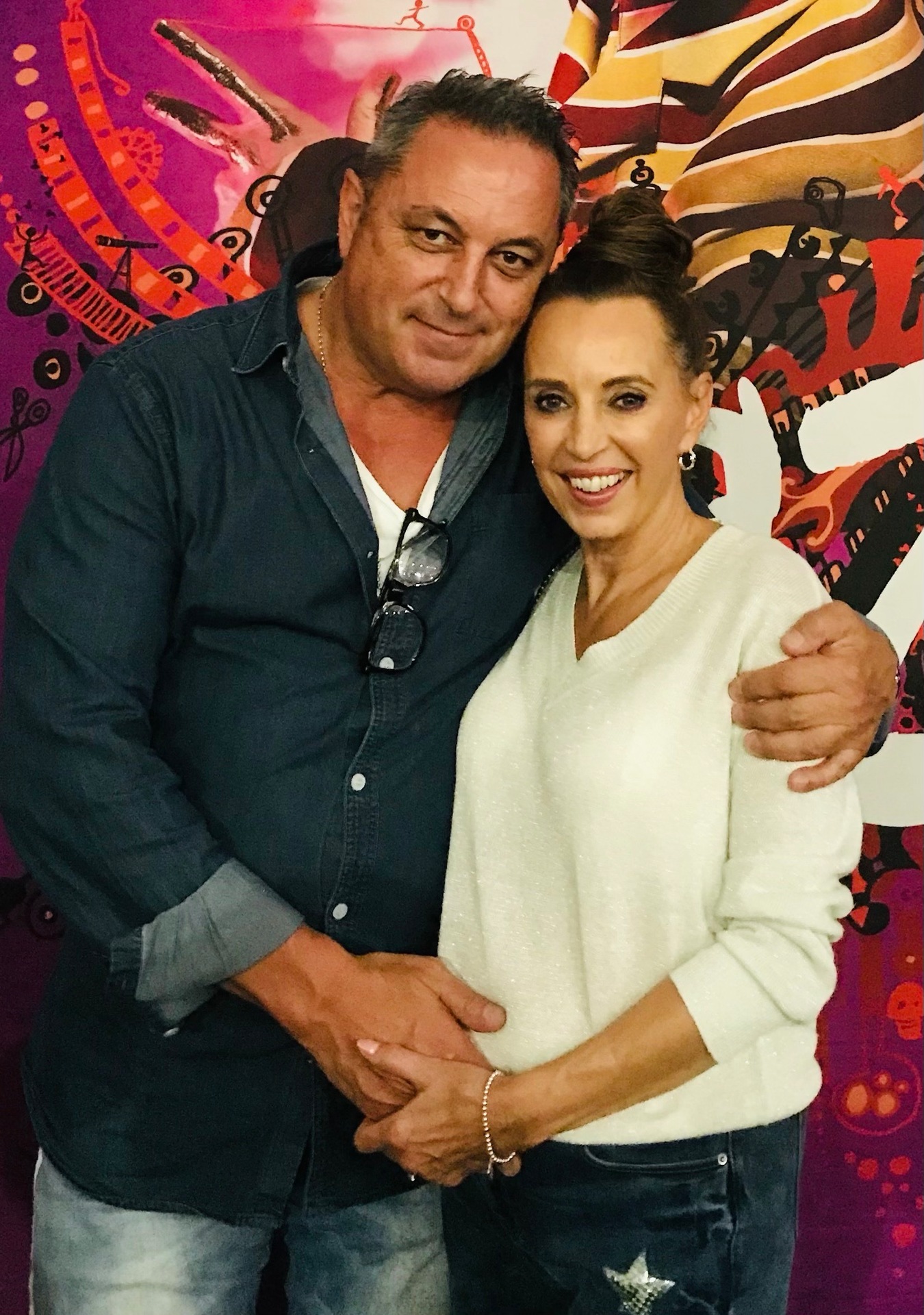 Suzanne Paul remains in hospital after she took a turn during a zoom presentation at the home she shares with fiance Patrick Kuhtze. Photo / Supplied