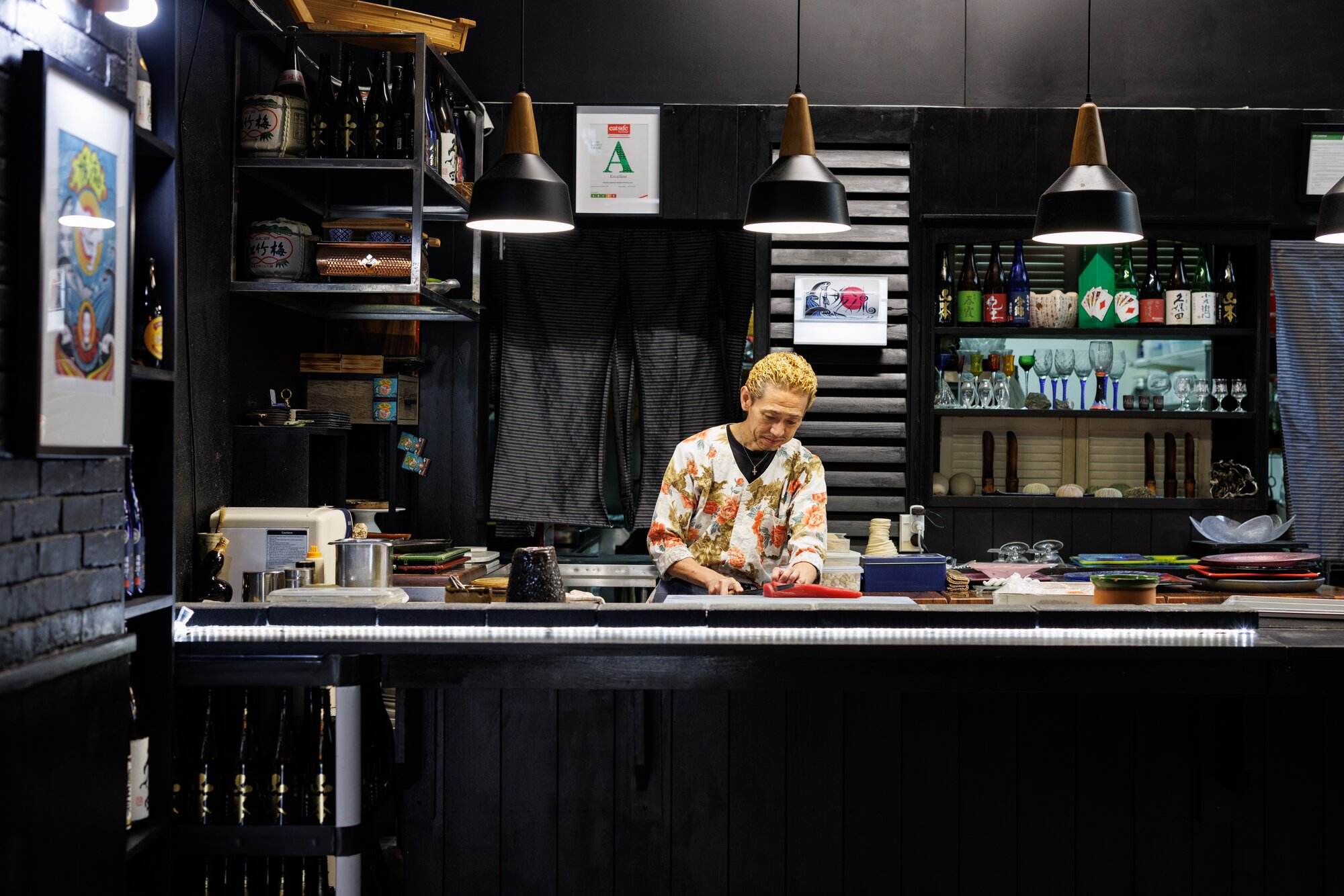 Danryu's chef Satoru “Sasee” Sawaki. Photo / Babiche Martens