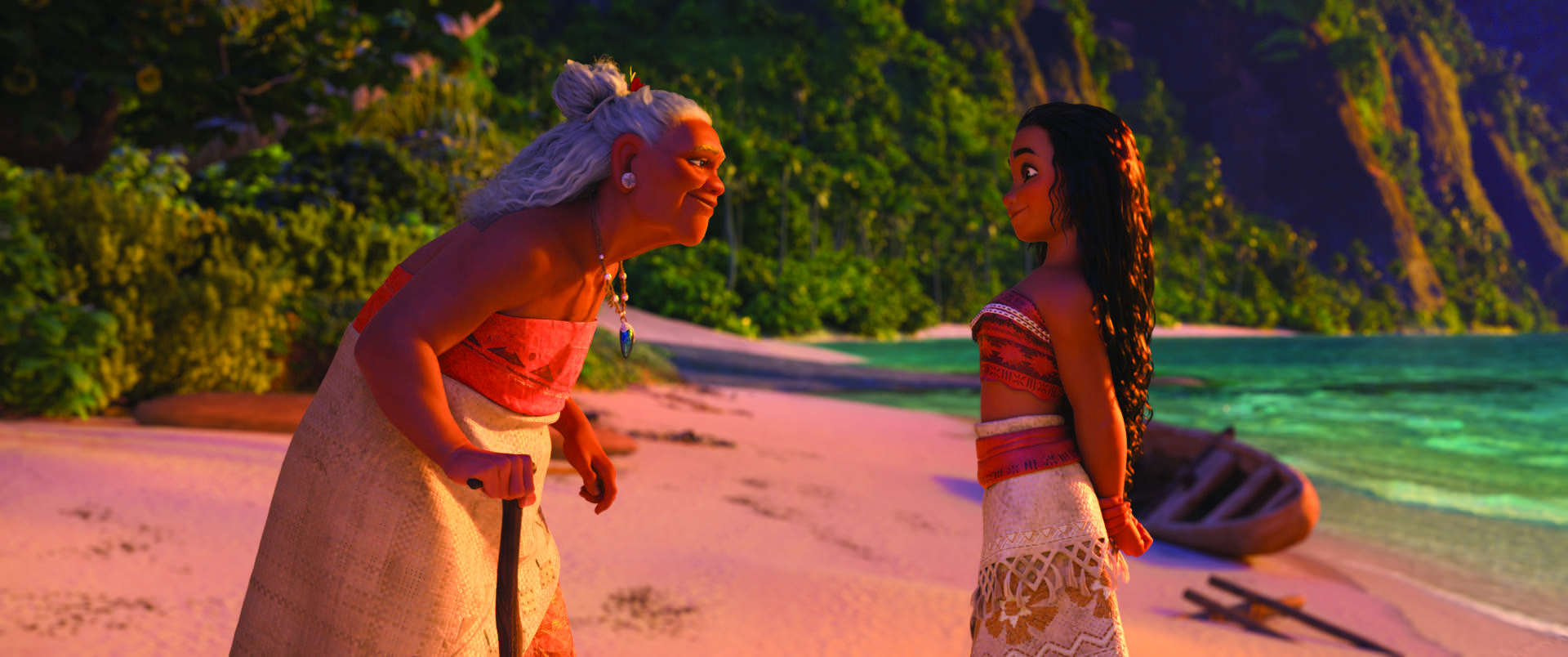 Gramma Tala and Moana. Photo / Disney