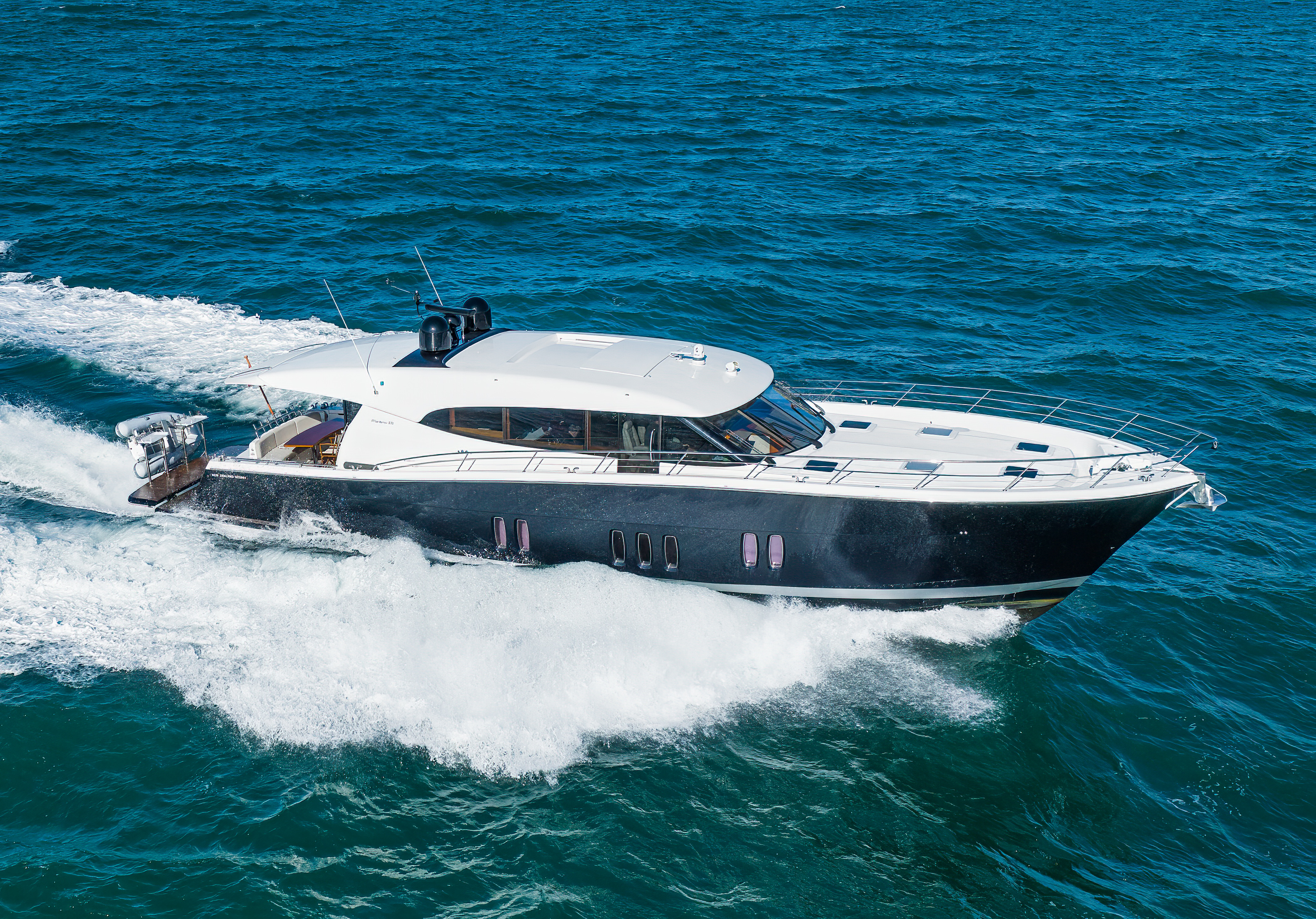 The Maritimo S70 is luxurious living on the water. The price tag of under $4m is a drop in the ocean when you have $50 million.  Photo / Supplied