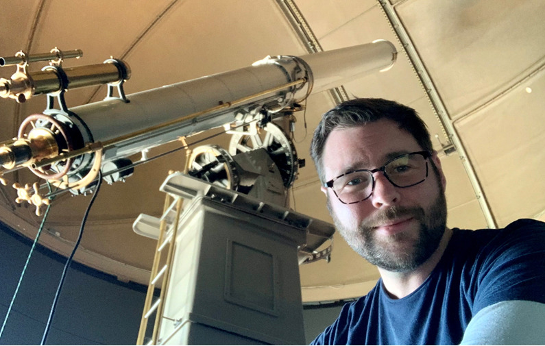 Jared Simcox, business manager from Ngai Tahu Tourism's Dark Sky Project. Photo / Supplied