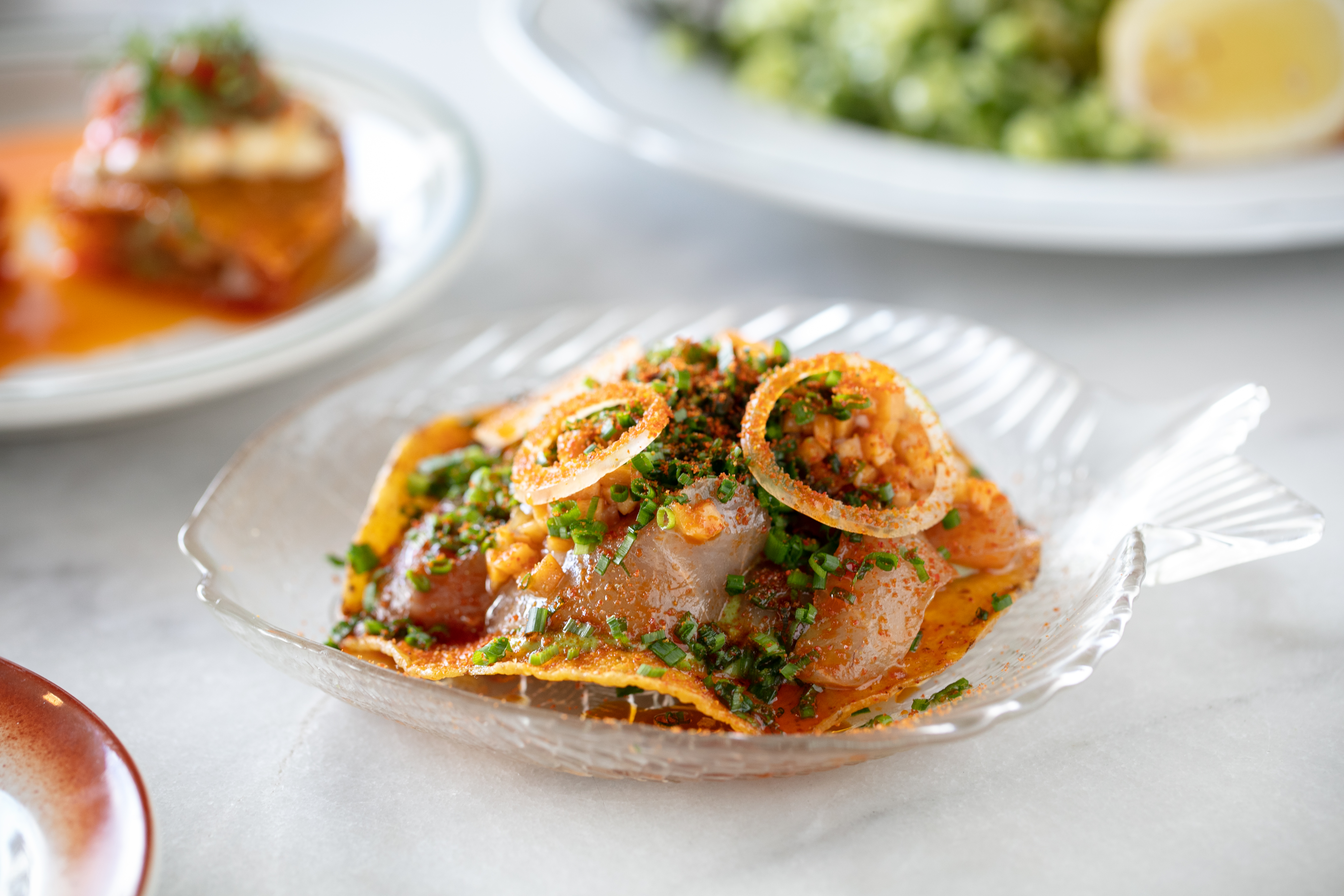 The fish tostadas. Photo / Babiche Martens