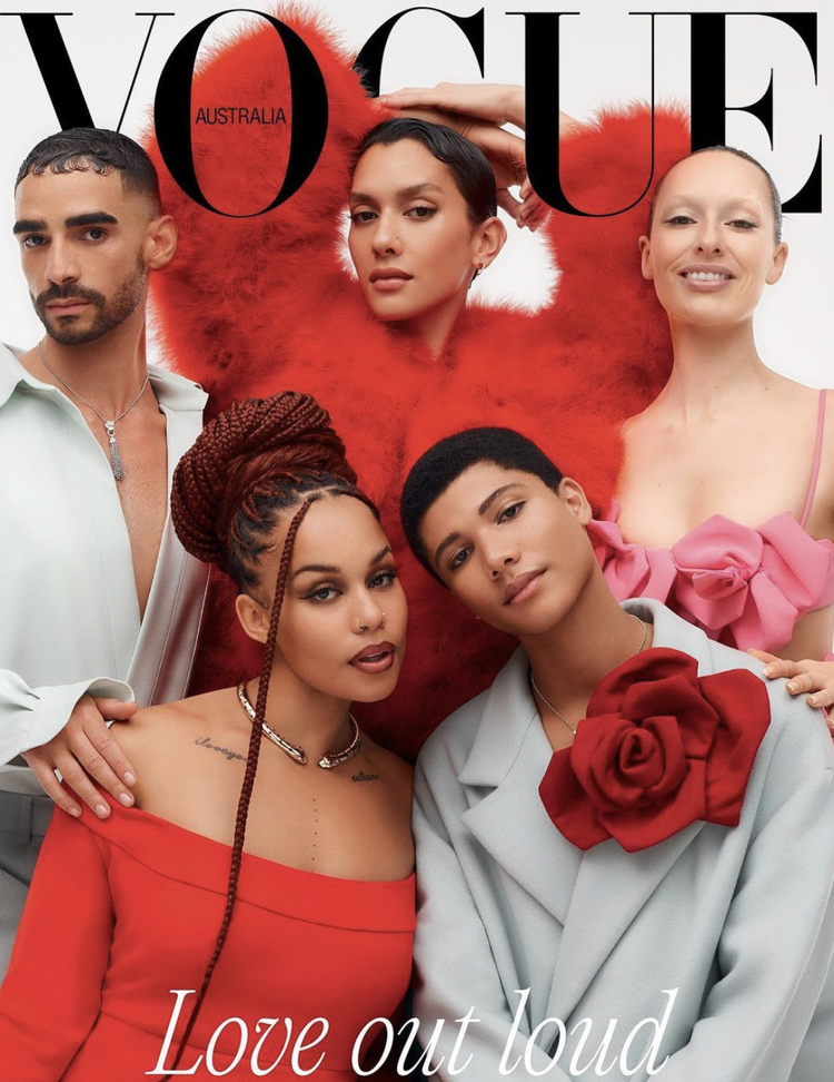 Manahou Mackay for Vogue Australia, February 2023. Photo / Joe Brennan, N Management