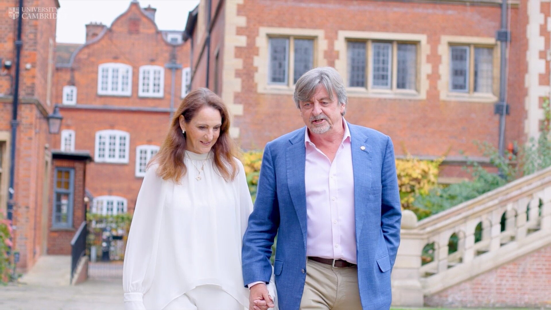  Charlotte Lockhart and Andrew Barnes at Cambridge University.
