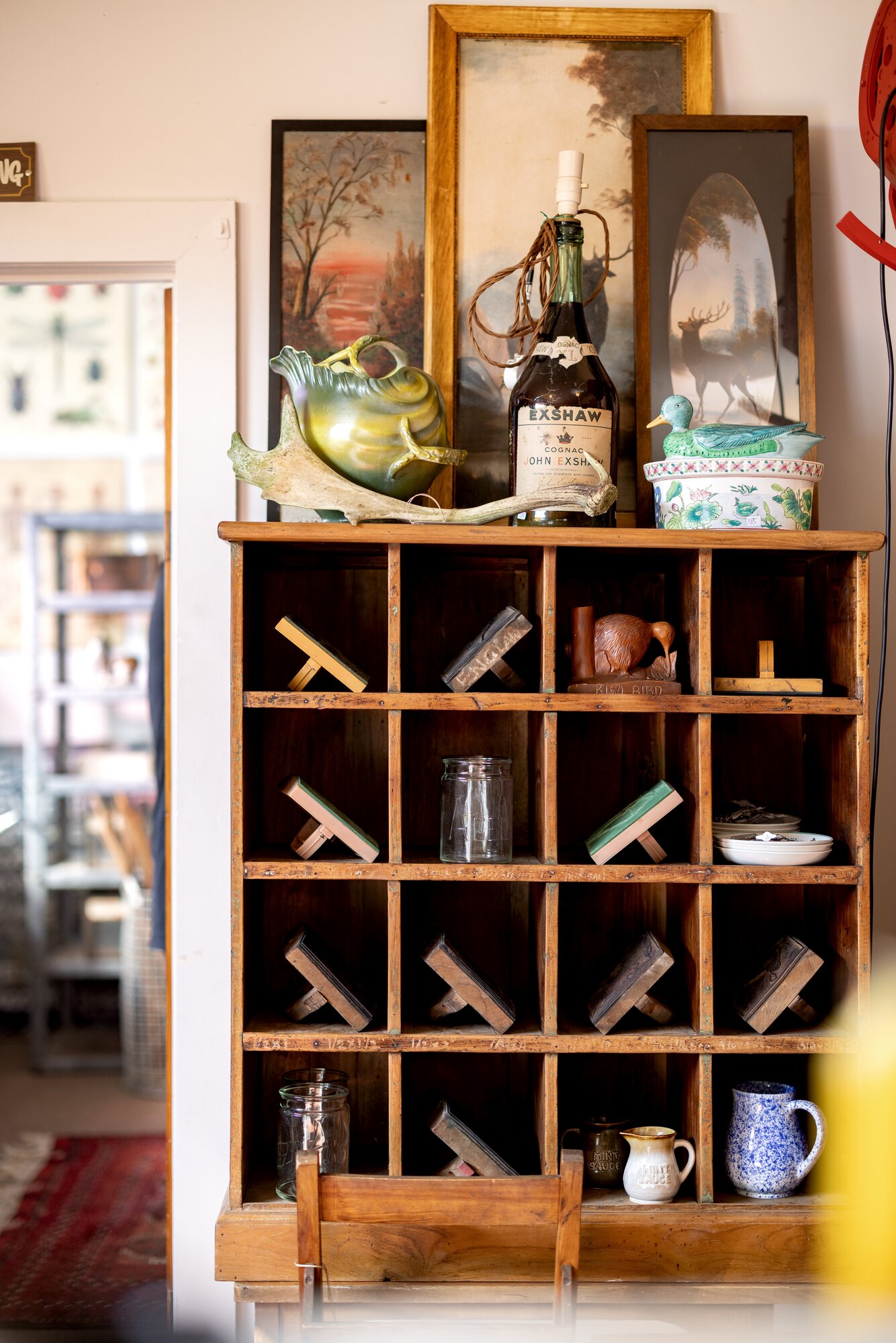 Pieces are sourced from markets and dealers throughout New Zealand. Photo / Babiche Martens