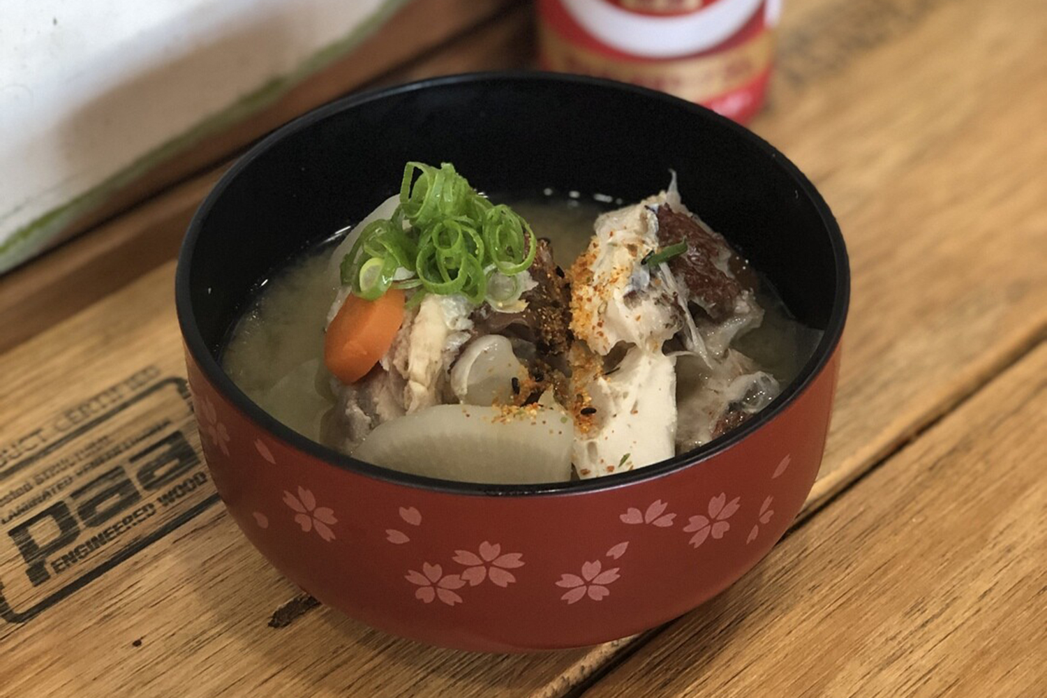 Sashimi of Japan's arajiru soup. Photo / Supplied