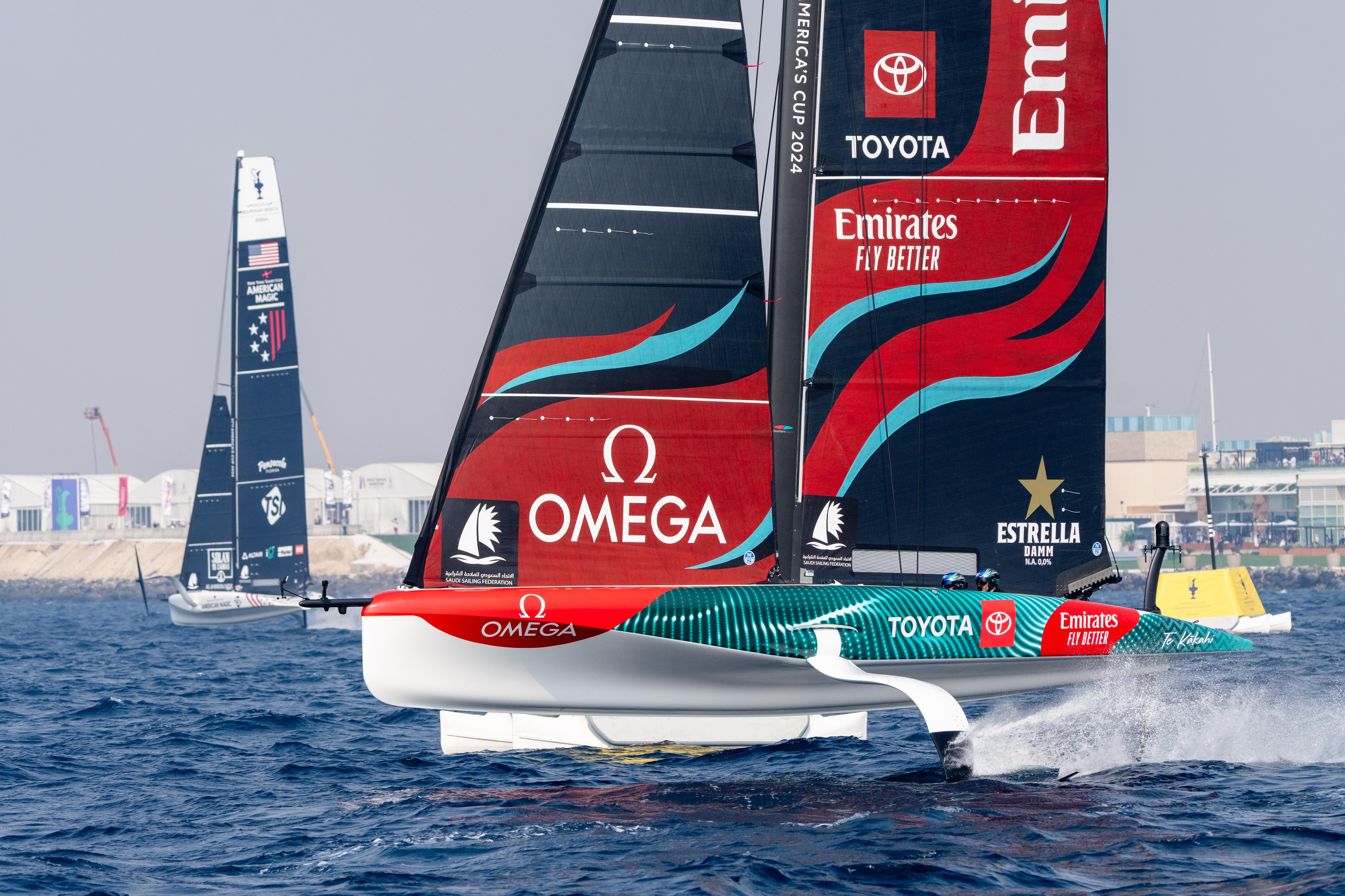Team New Zealand won the America's Cup preliminary regatta in Jeddah. Photo / America's Cup