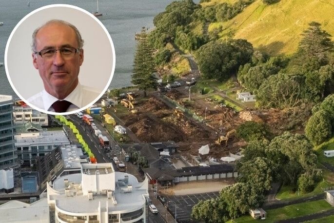 Former High Court judge Paul Davison, KC, will lead the Tauranga City Council external review into the deadly January 22 landslide in Mount Maunganui. Photos / Jason Dorday, supplied