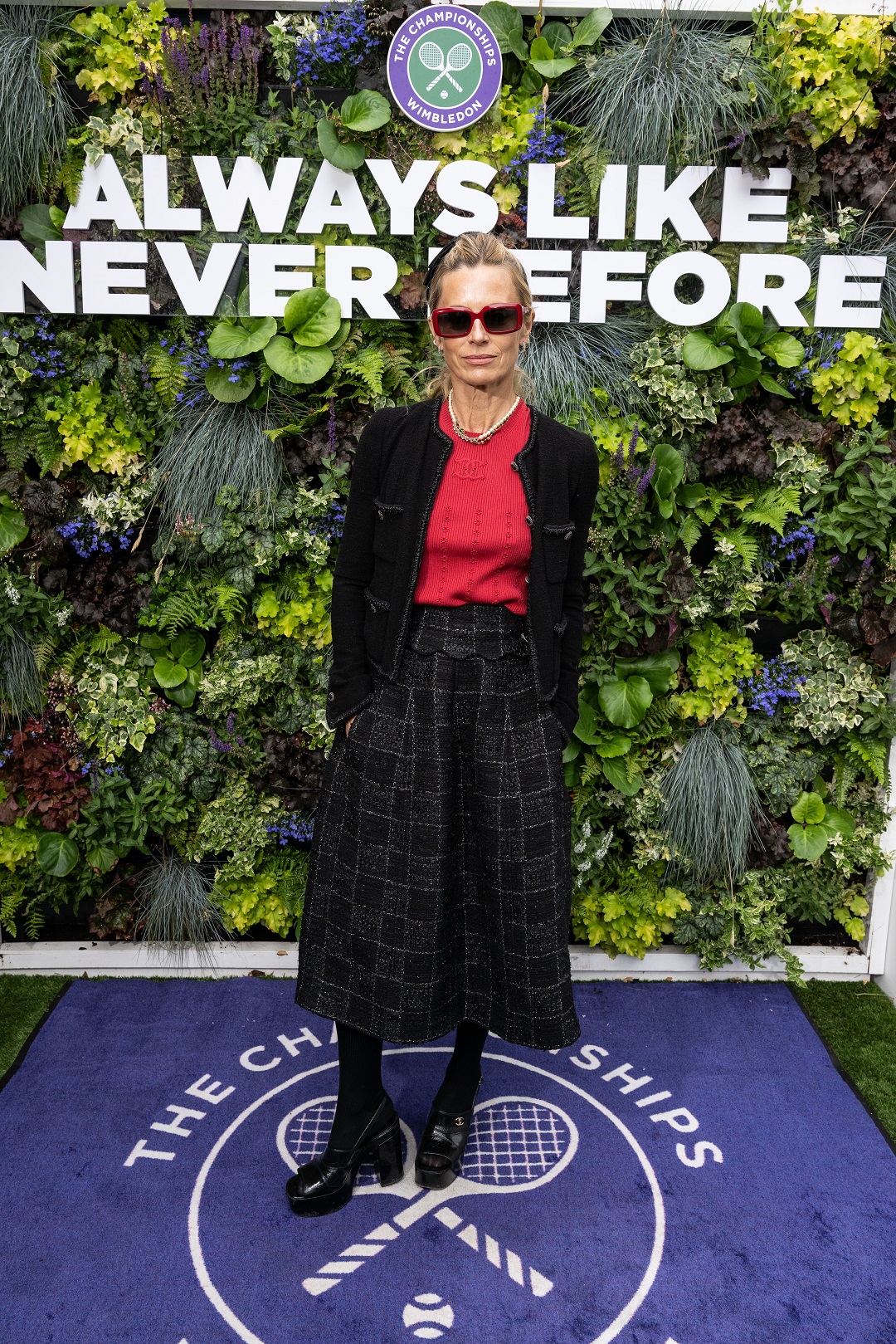 Laura Bailey attends The Championships at Wimbledon. Photo / Jeff Spicer, Getty Images