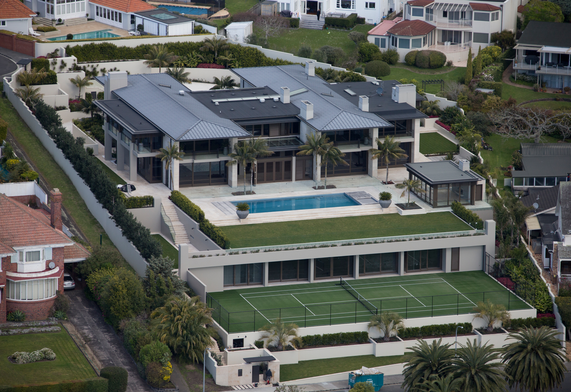 Stone Shi's Paritai Drive house set a house-price record. Photo / Brett Phibbs 