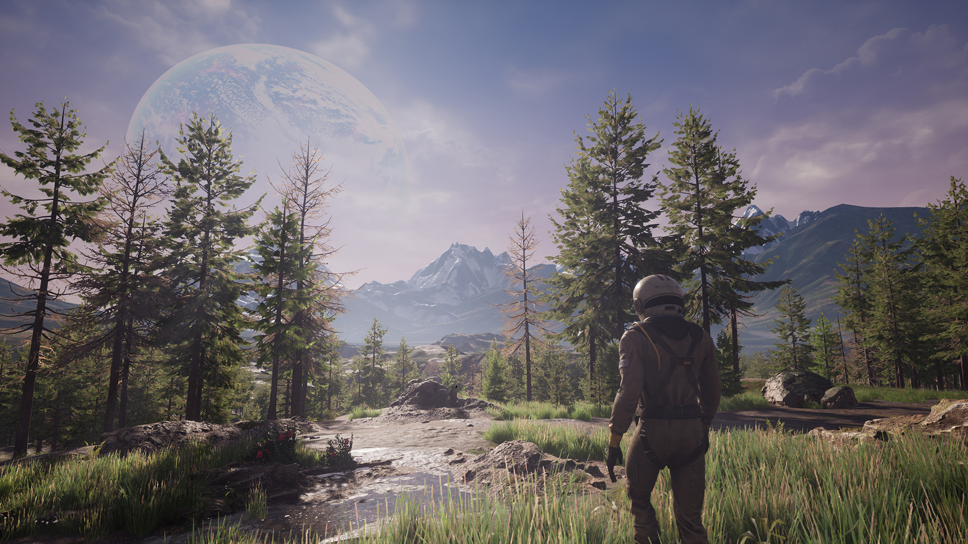 A still from Rocketwerkz's pending big-budget sci-fi survival game Icarus. Founder Dean Hall has 70 staff working on the project. He says he'd hire another 50 tomorrow if he could. Image / Rocketwerkz