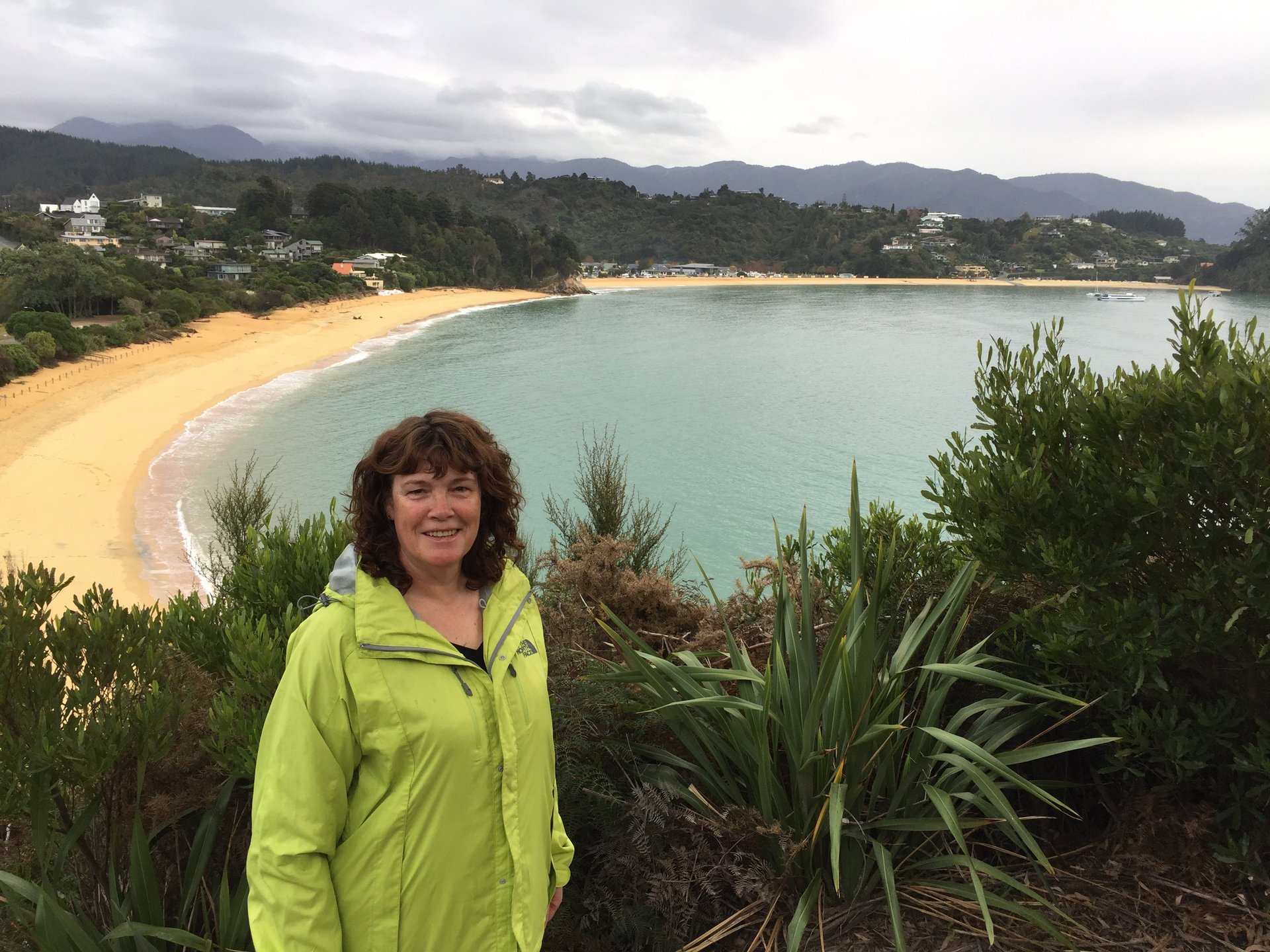 Author Carole Brungar at Kaiteriteri, Tasman. Photo / Supplied