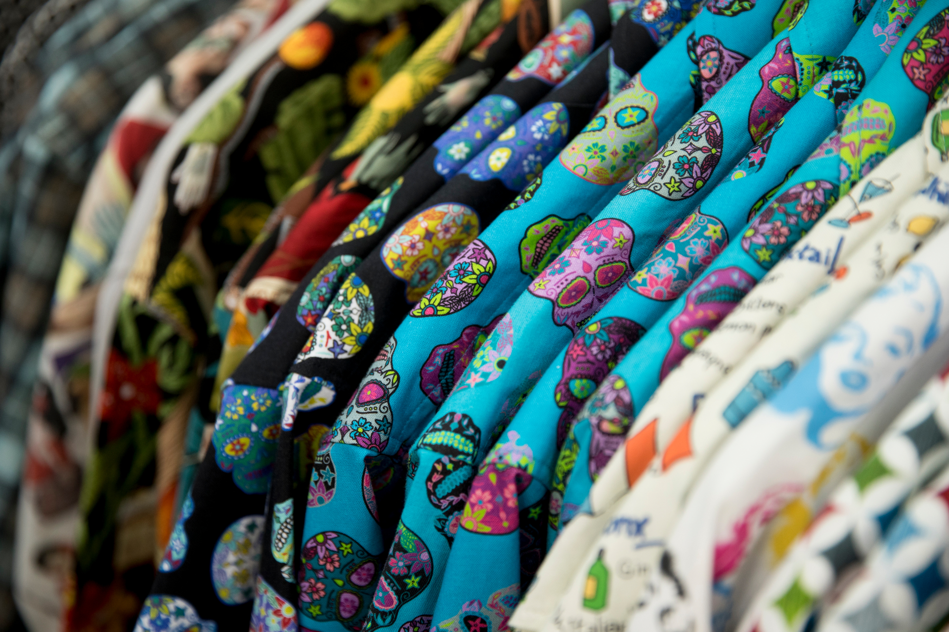 Colourful men's shirts made from quality European fabrics make up the label's signature range. Photo / Dean Purcell