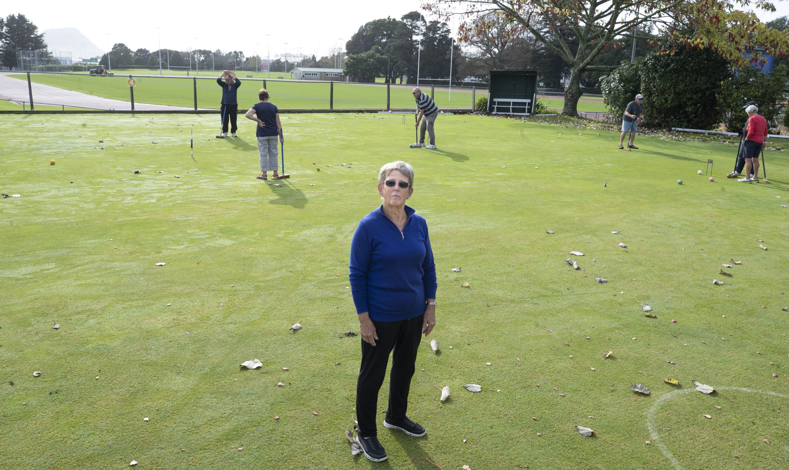 Tauranga Croquet Club president Gretchen Benvie. Photo / John Borren, Sun Media