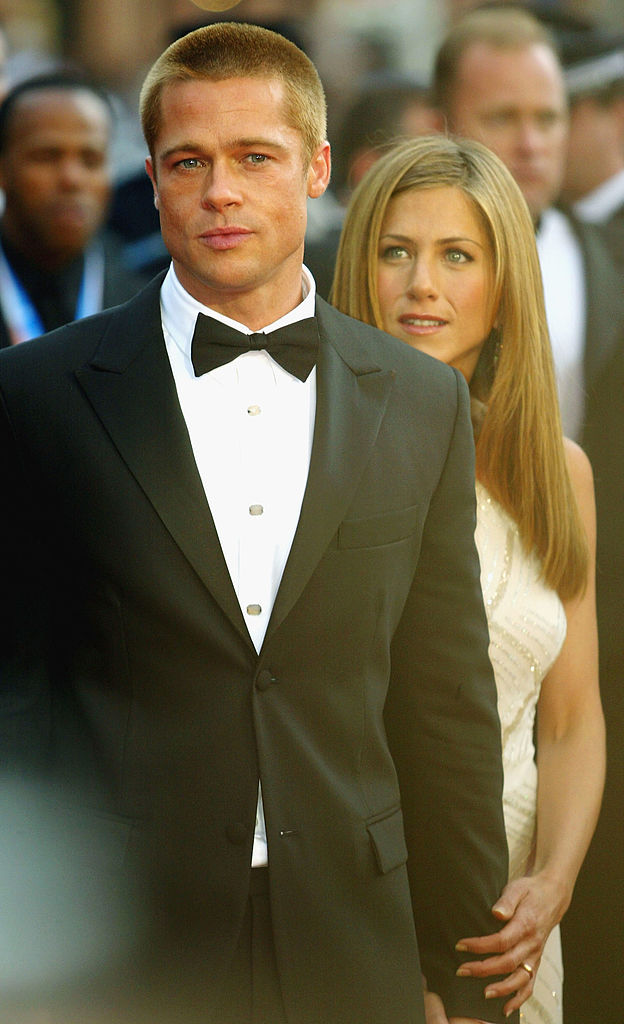 The photos were taken at the same time as Jolie and Pitt were filming Mr and Mrs Smith. Photo / Getty Images