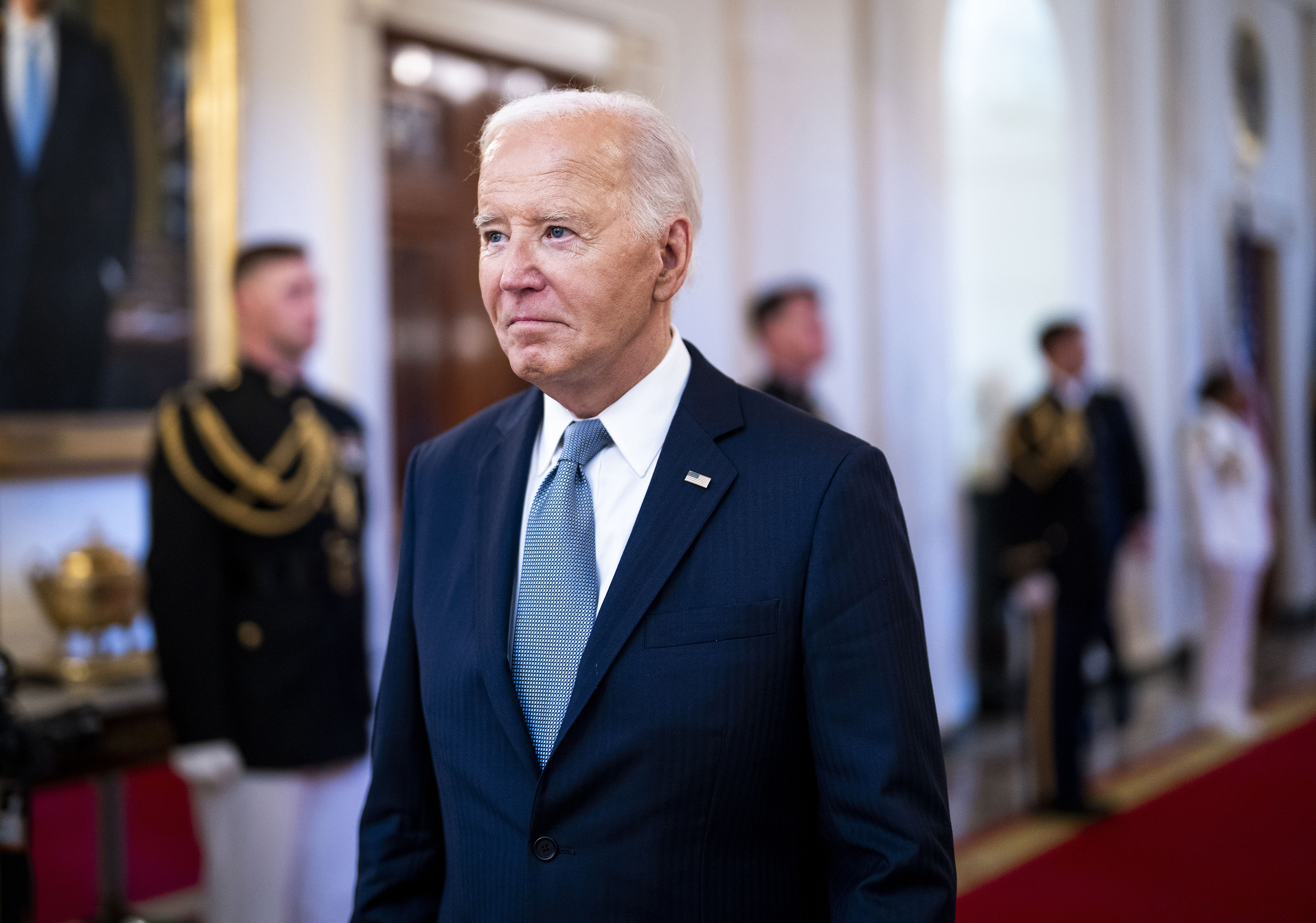 President Joe Biden at the White House on July 3. Biden has announced he will no longer be running for re-election. Photo / Doug Mills, The New York Times