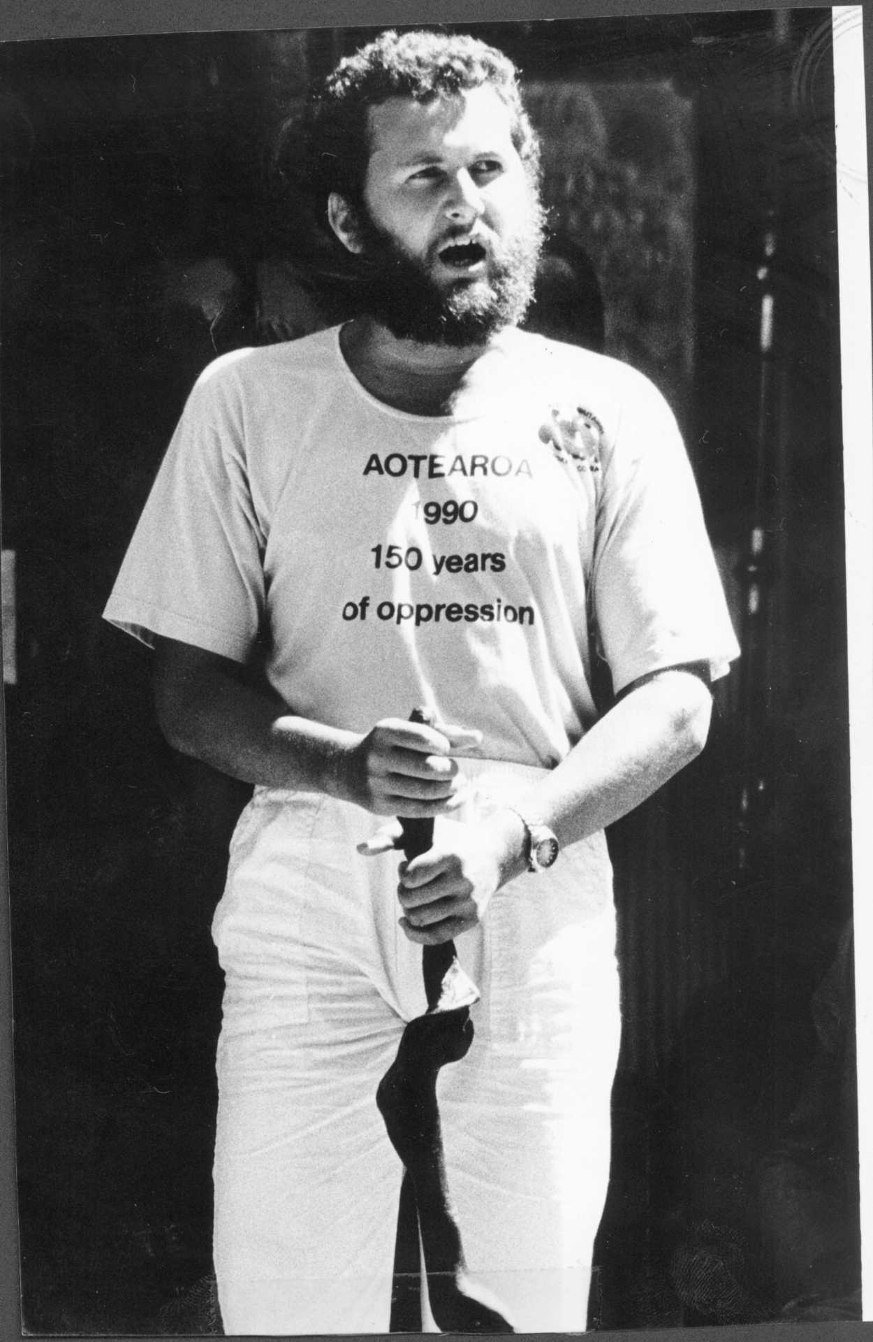 Activist Shane Jones in 1990. Photo / APN