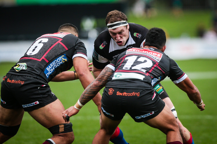 Brodie Retallick in action for Hawke's Bay against North Harbour in 2022. Photo / NZME
