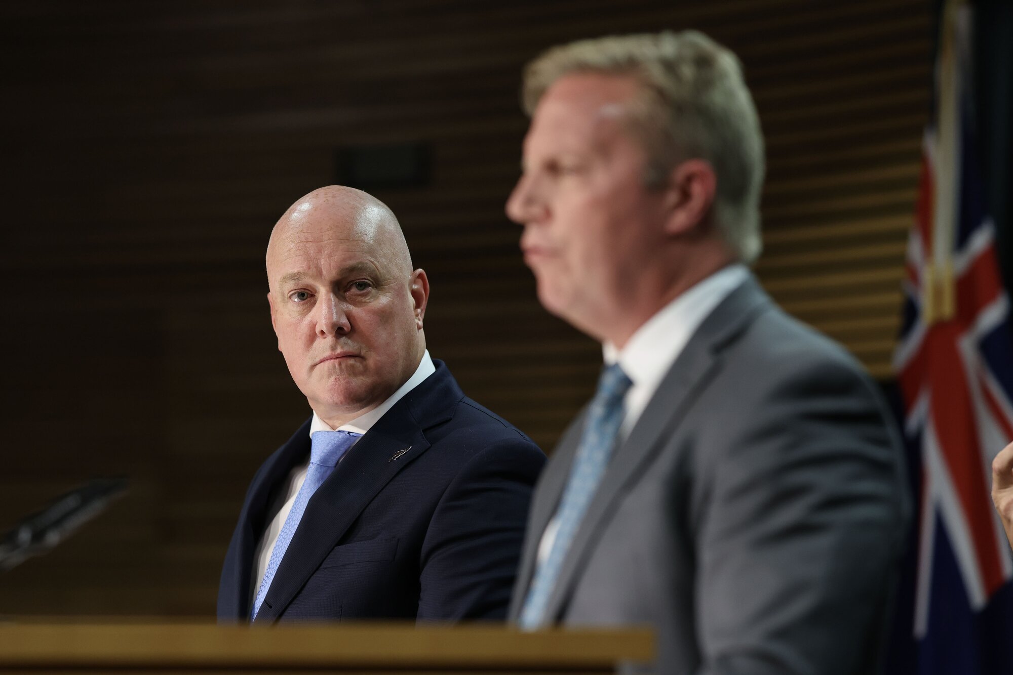 Prime Minister Christopher Luxon said Winston Peters was 
