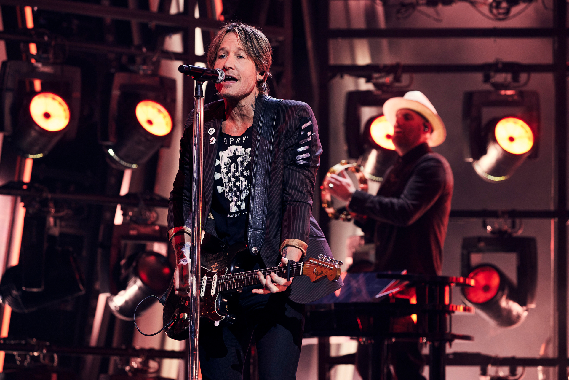 Urban performs during the 55th Annual Country Music Association Awards last year. Photo / AP